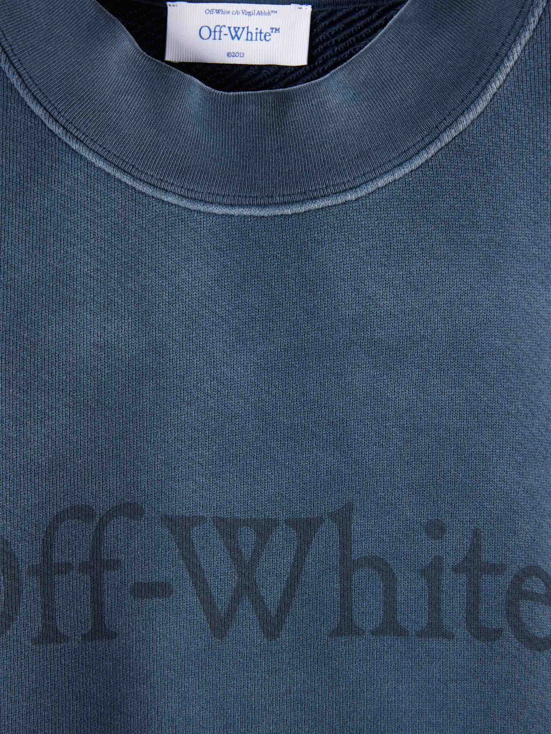 Round Neck Sweatshirt Off-white – Гарантія оригінальності – детальний вид