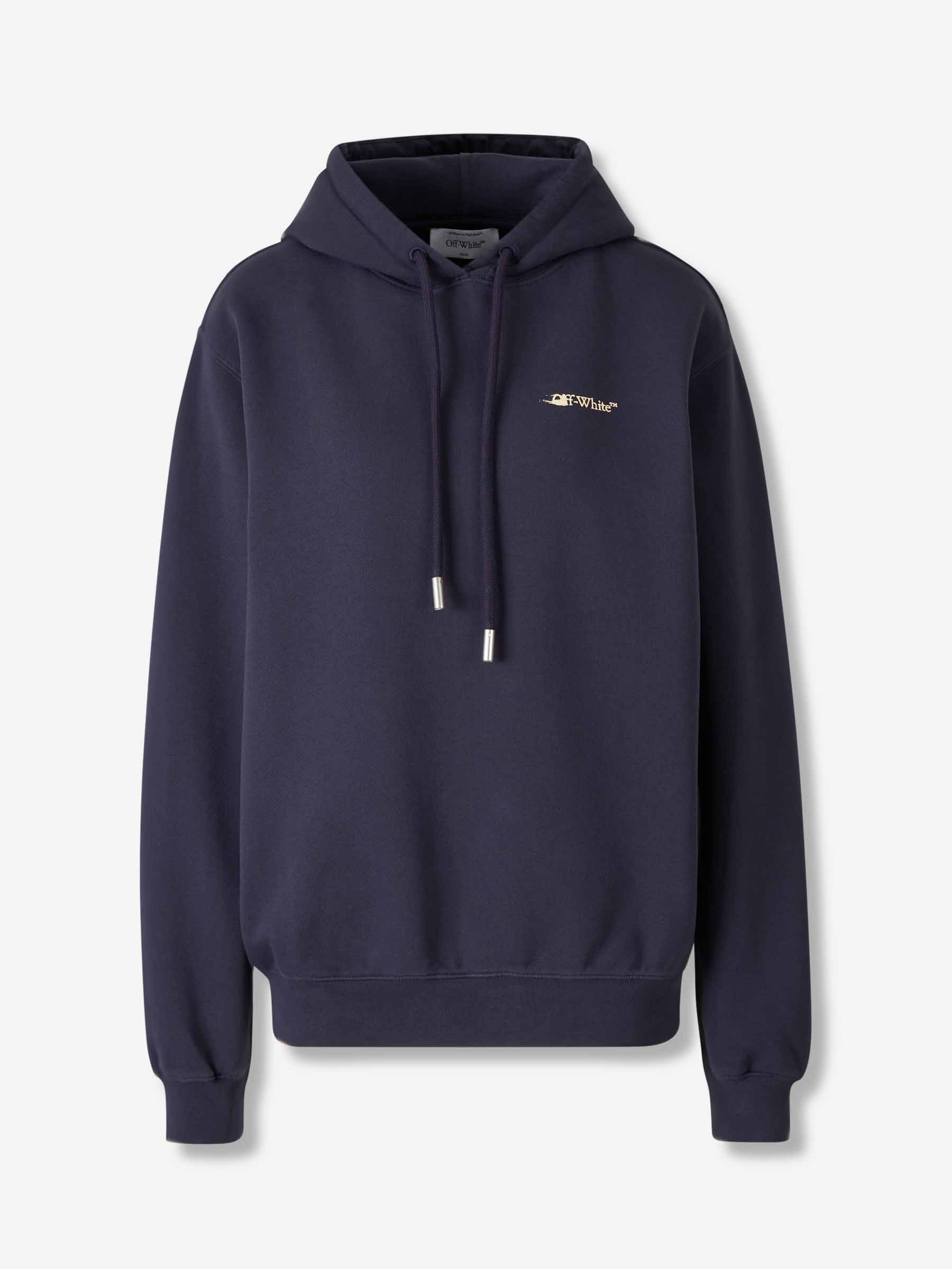 Оригінальна Hoodie Logo Off-white – боковий вид