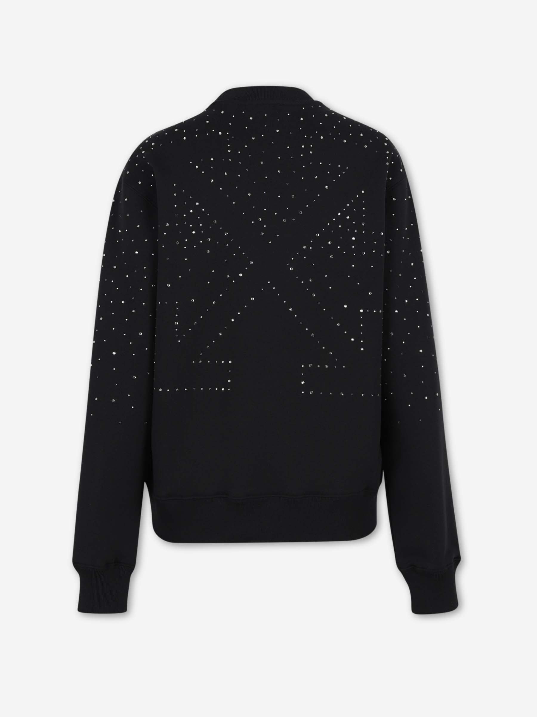 Crew Neck Sweatshirt Off-white – Гарантія оригінальності – вид ззаду