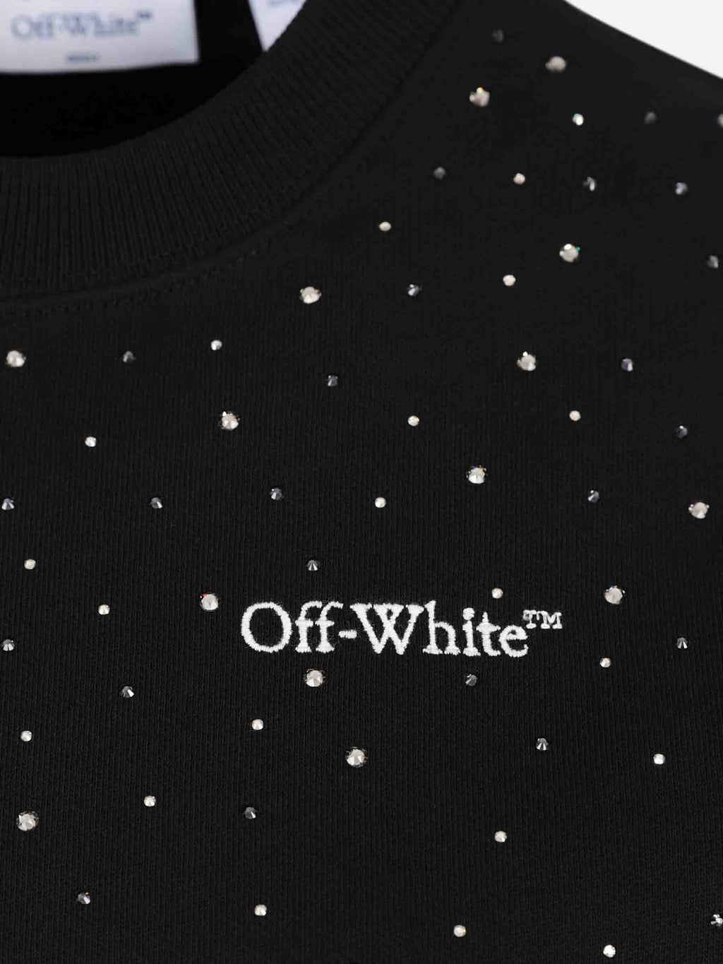 Crew Neck Sweatshirt Off-white – Гарантія оригінальності – детальний вид