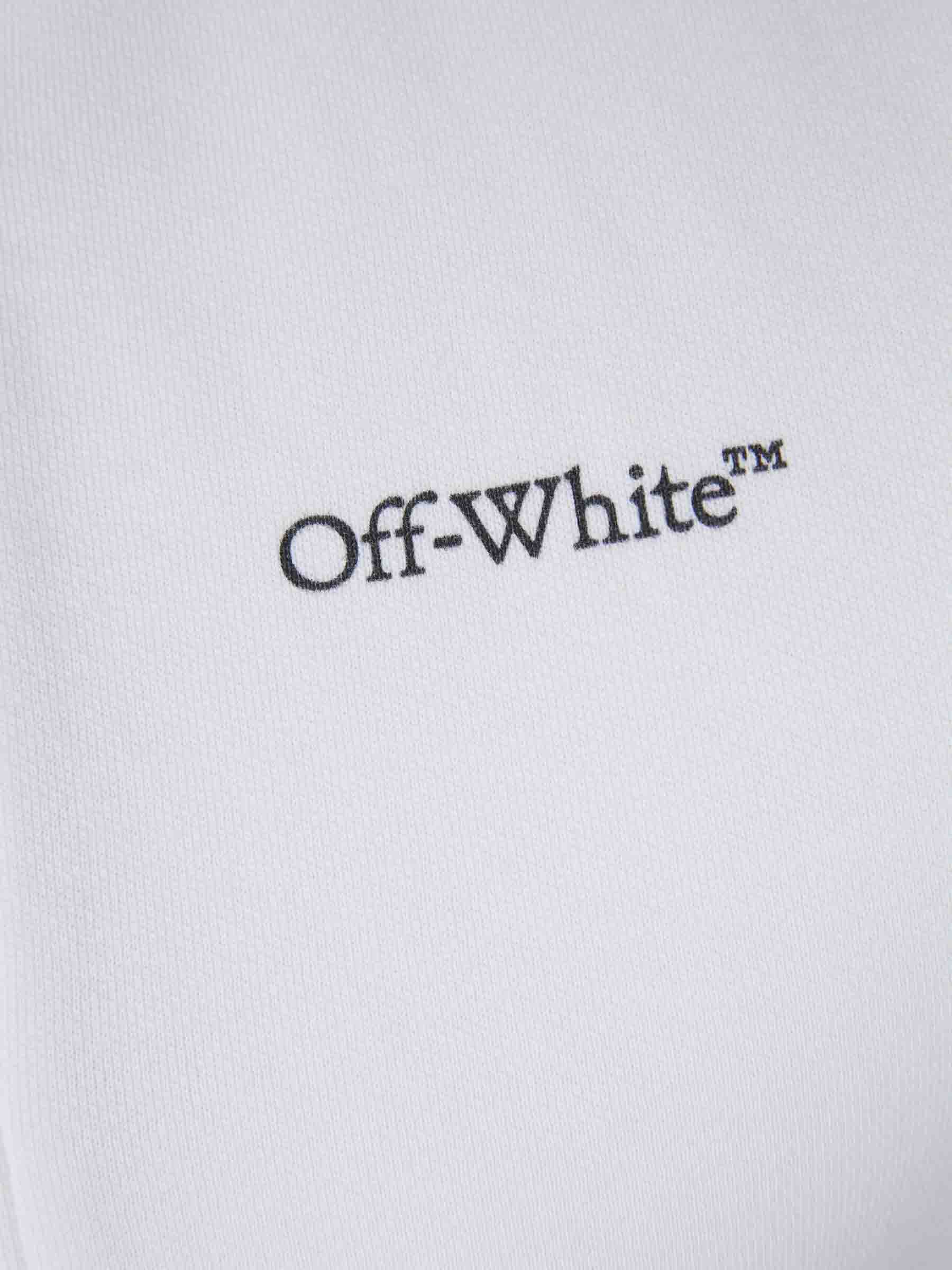Оригінальна Cropped Zip-Up Sweatshirt Off-white – збільшений вид