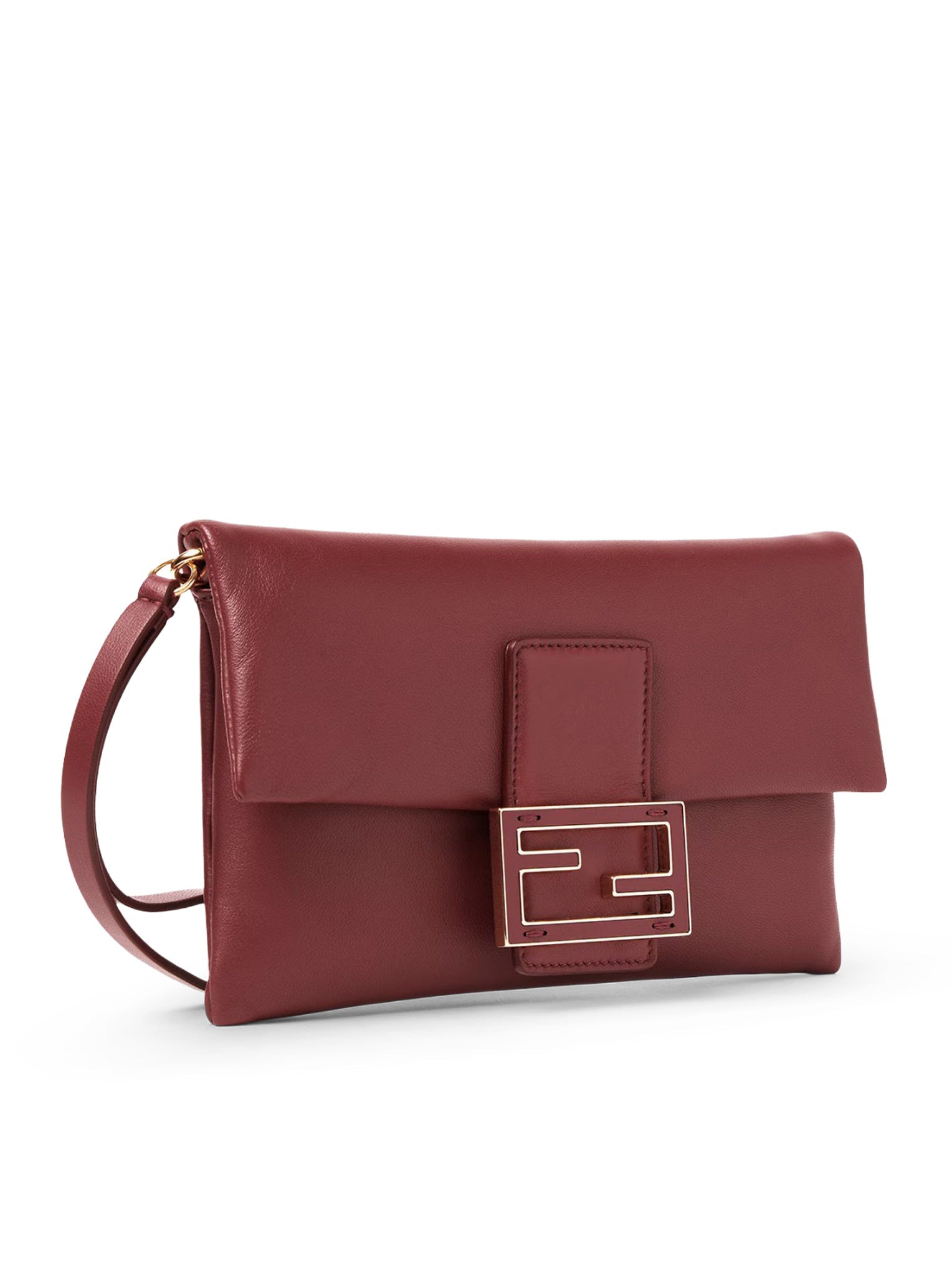 Nappa Leather Baguette Mom Pouch Fendi – Гарантія оригінальності – вид ззаду