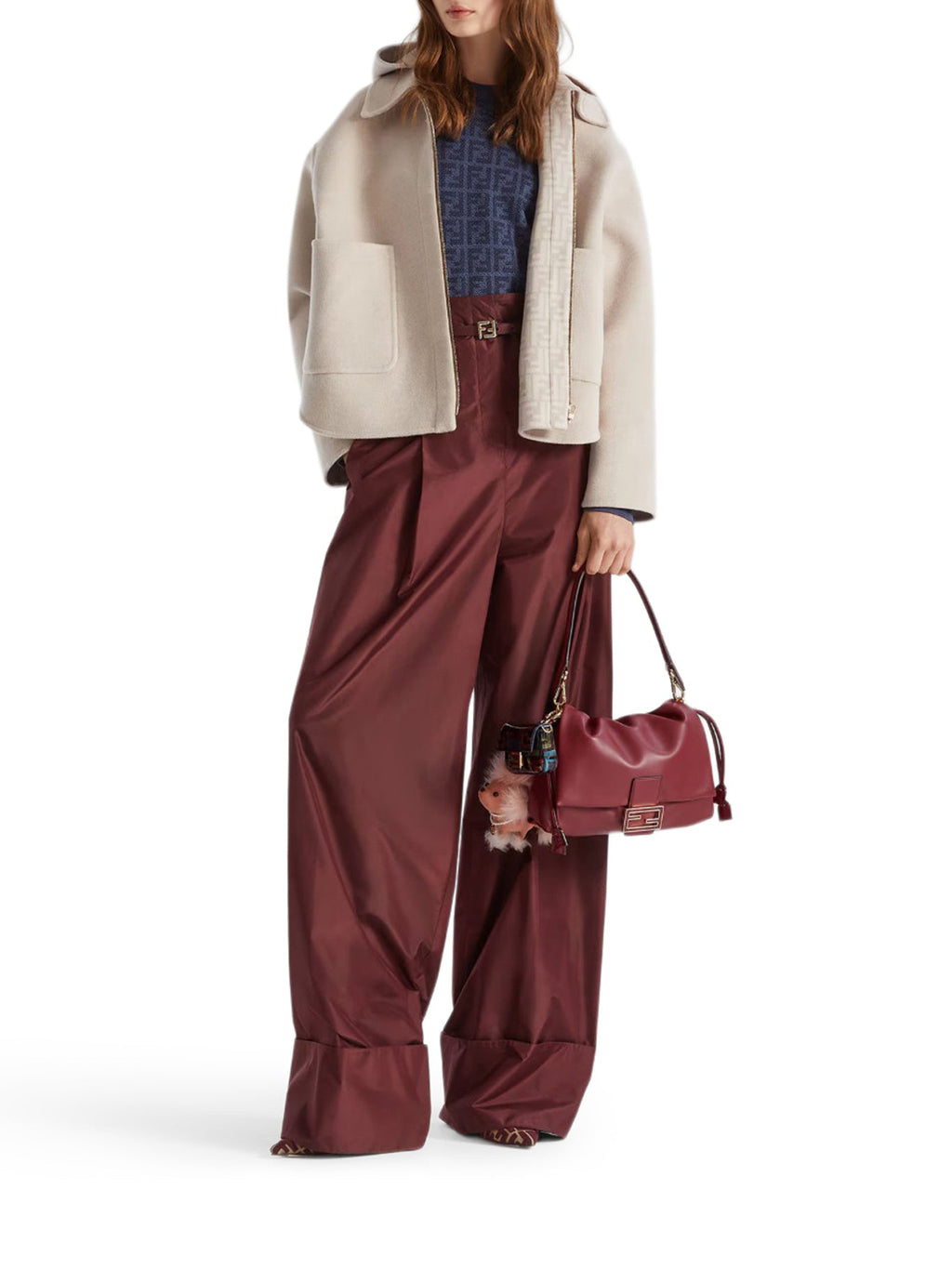 Medium Size Baguette Mamma Bag Fendi – Гарантія оригінальності – вид ззаду