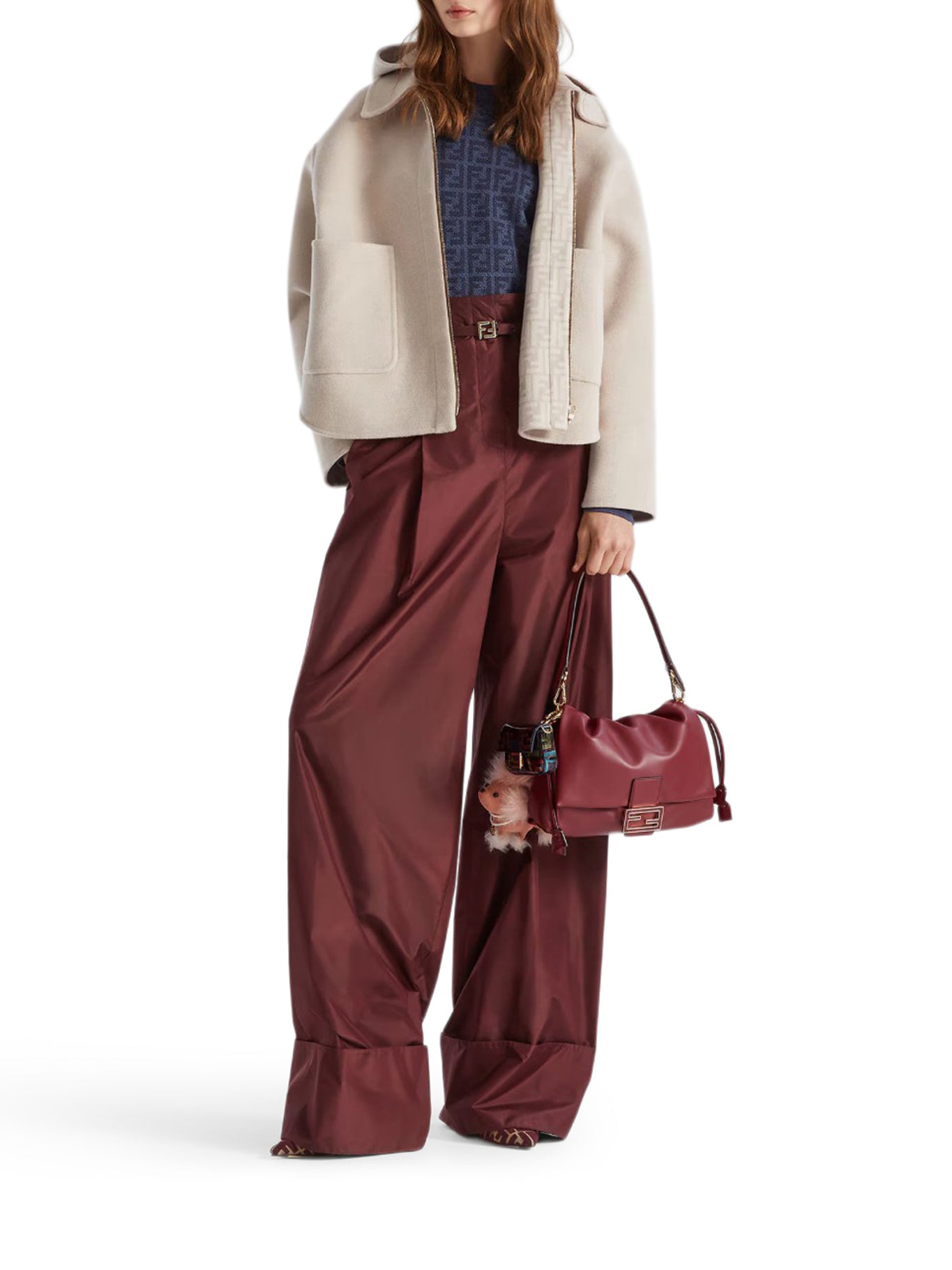 Medium Size Baguette Mamma Bag Fendi – Гарантія оригінальності – вид ззаду