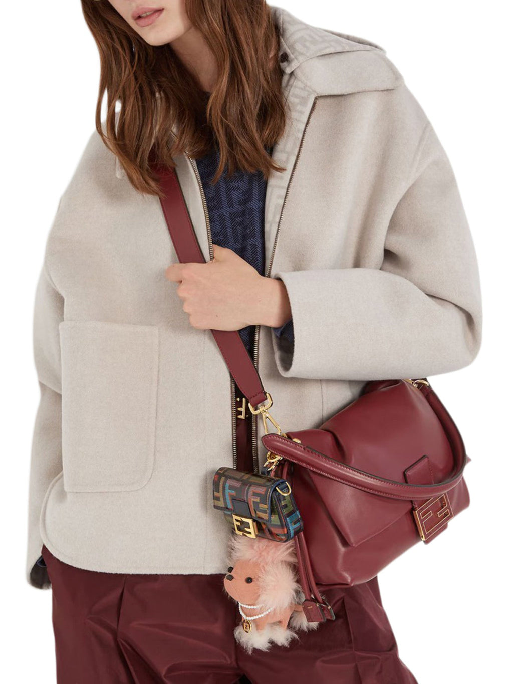 Medium Size Baguette Mamma Bag Fendi – Гарантія оригінальності – детальний вид