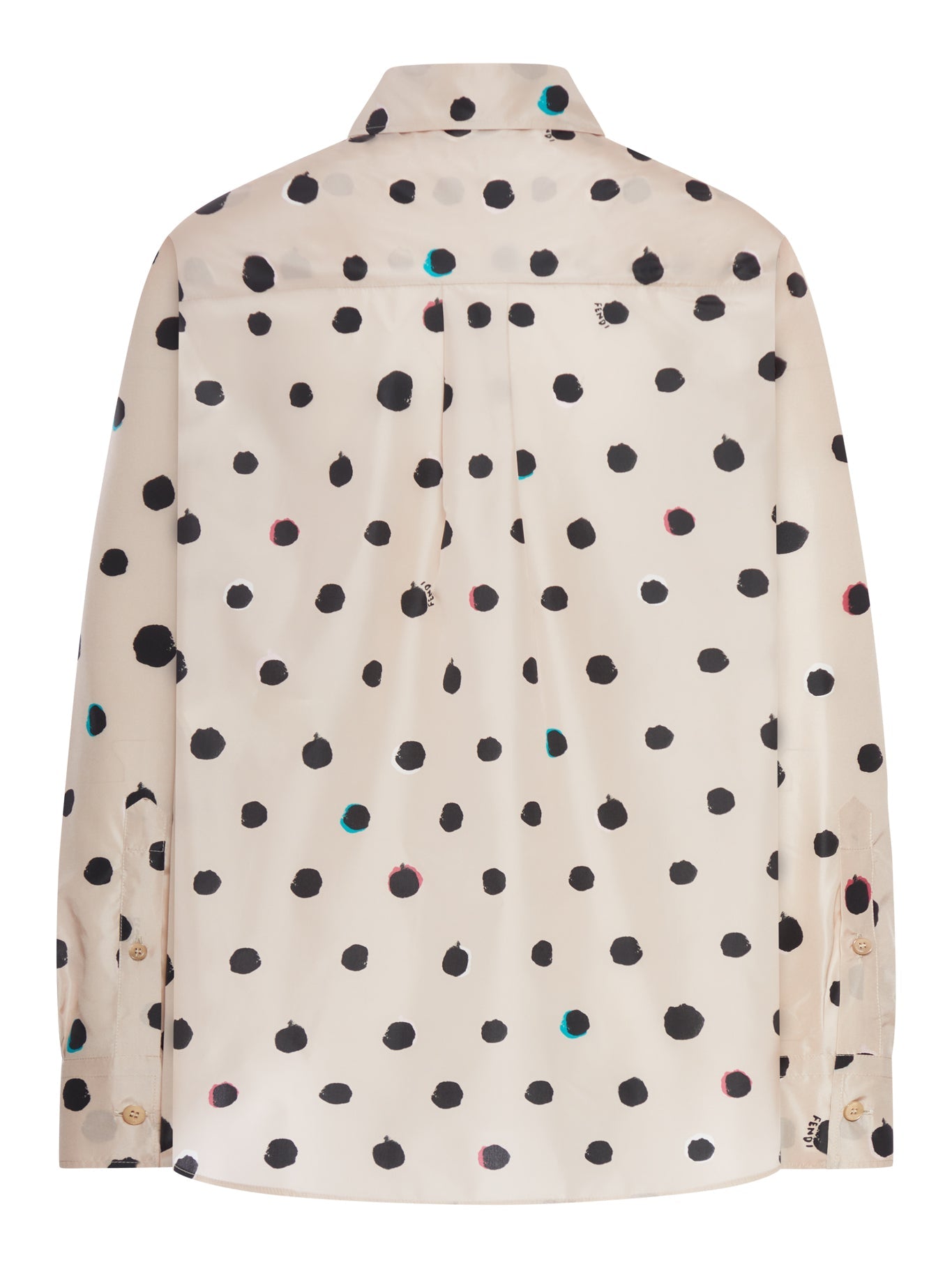 Printed Taffeta Shirt Fendi – Гарантія оригінальності – вид ззаду