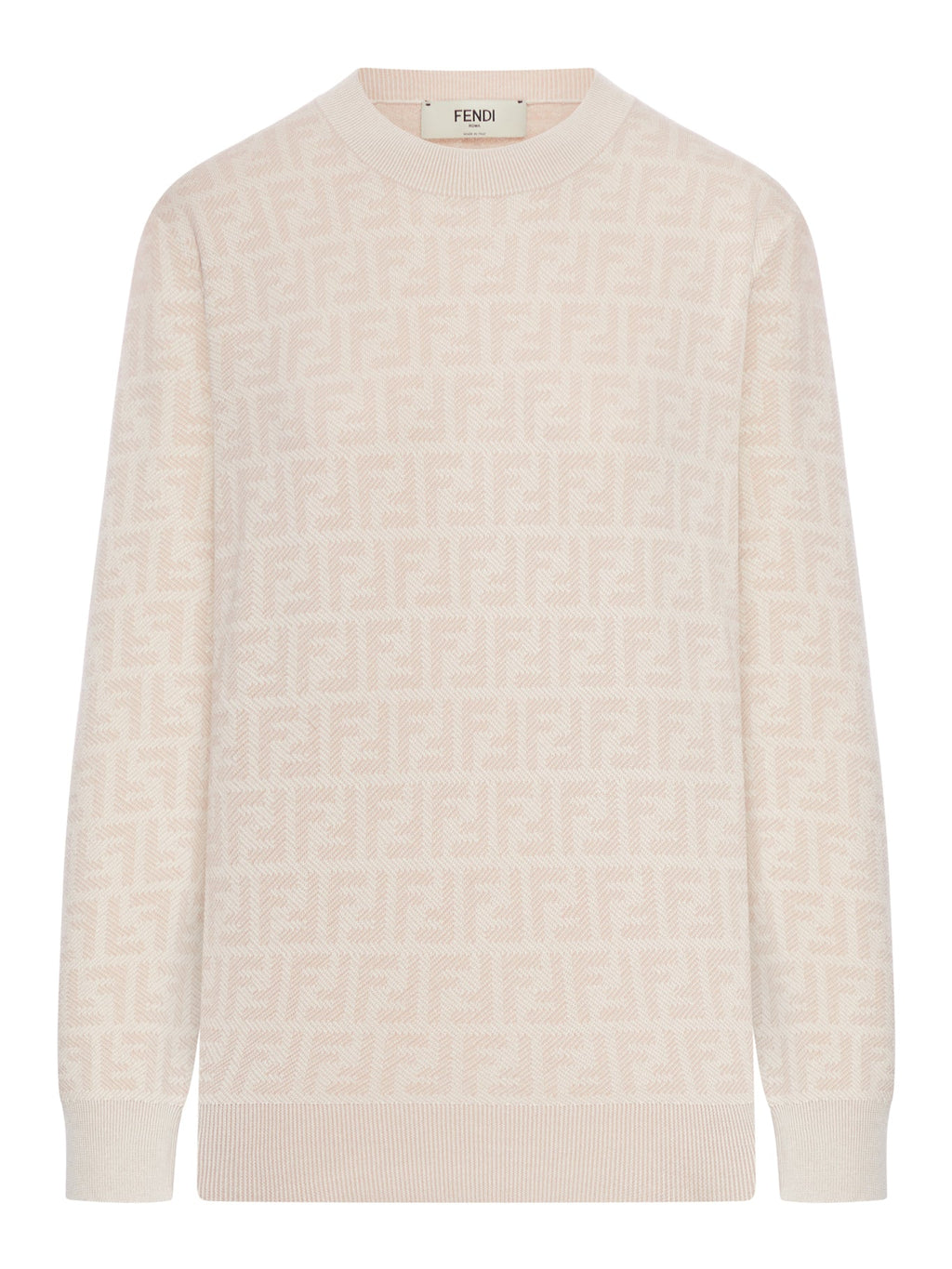 Wool And Silk Sweater With Ff Print Fendi оригінал – Купити в Україні – боковий вид