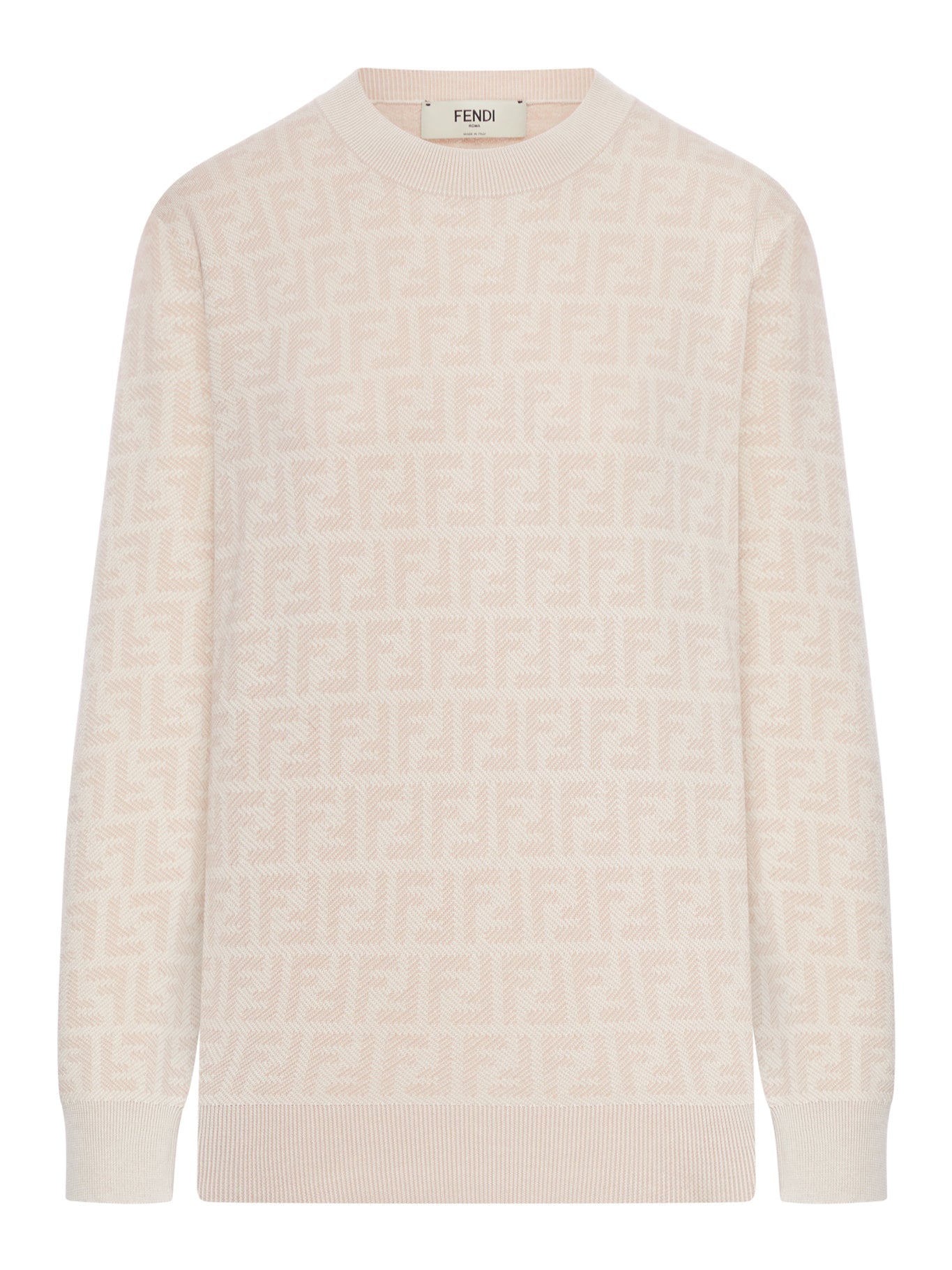 Wool And Silk Sweater With Ff Print Fendi оригінал – Купити в Україні – боковий вид