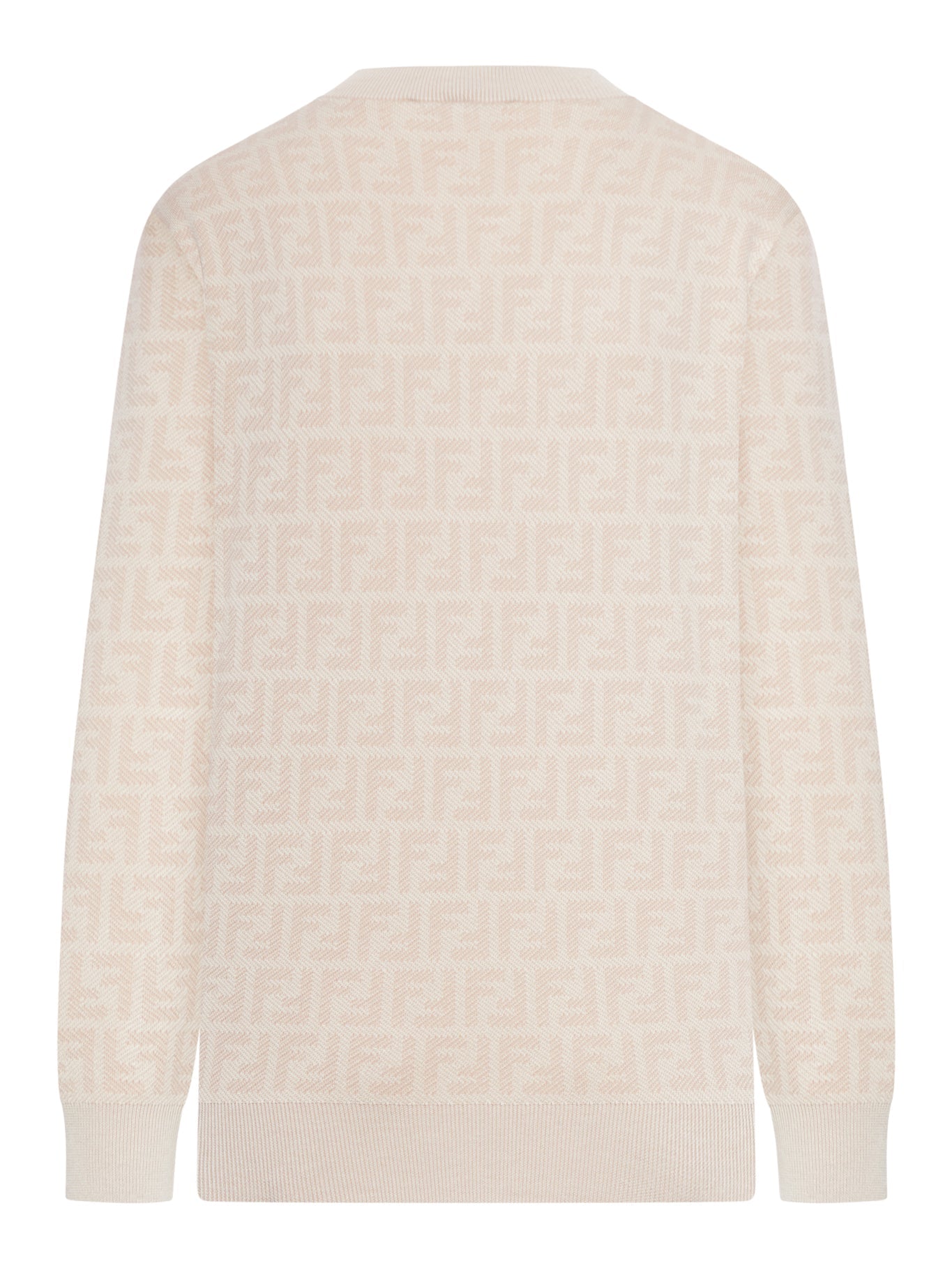 Wool And Silk Sweater With Ff Print Fendi оригінал – Купити в Україні – вид ззаду