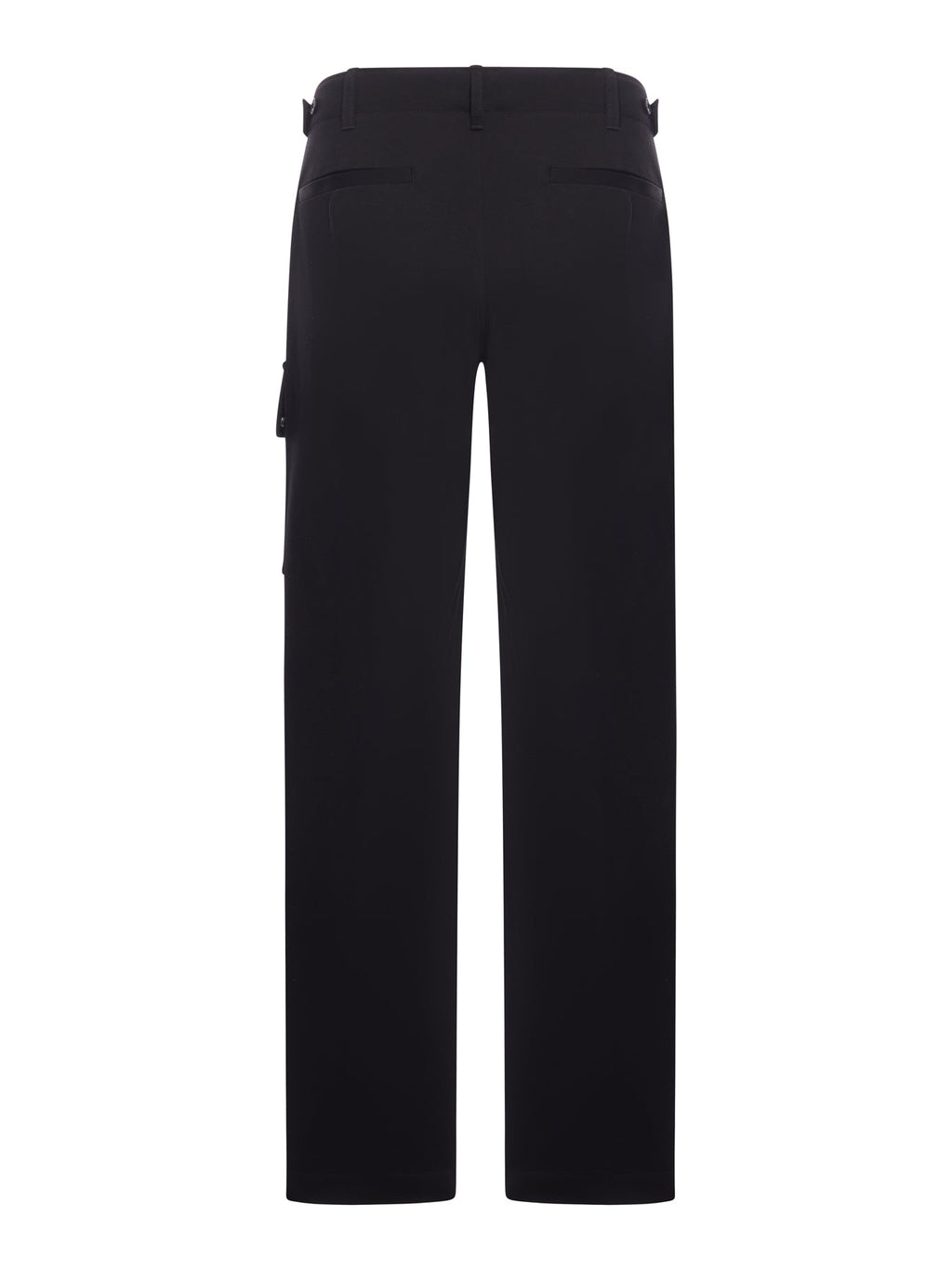 Black Gabardine Trousers Fendi – Гарантія оригінальності – вид ззаду