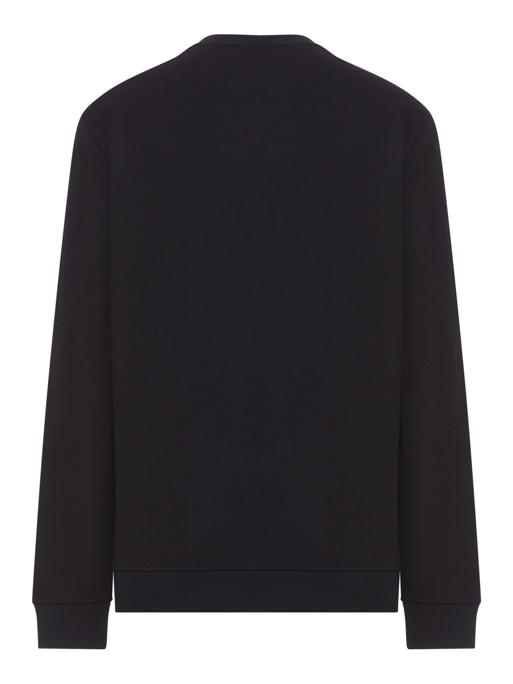 Black Cotton Crew Neck Sweatshirt Fendi оригінал – Купити в Україні – вид ззаду