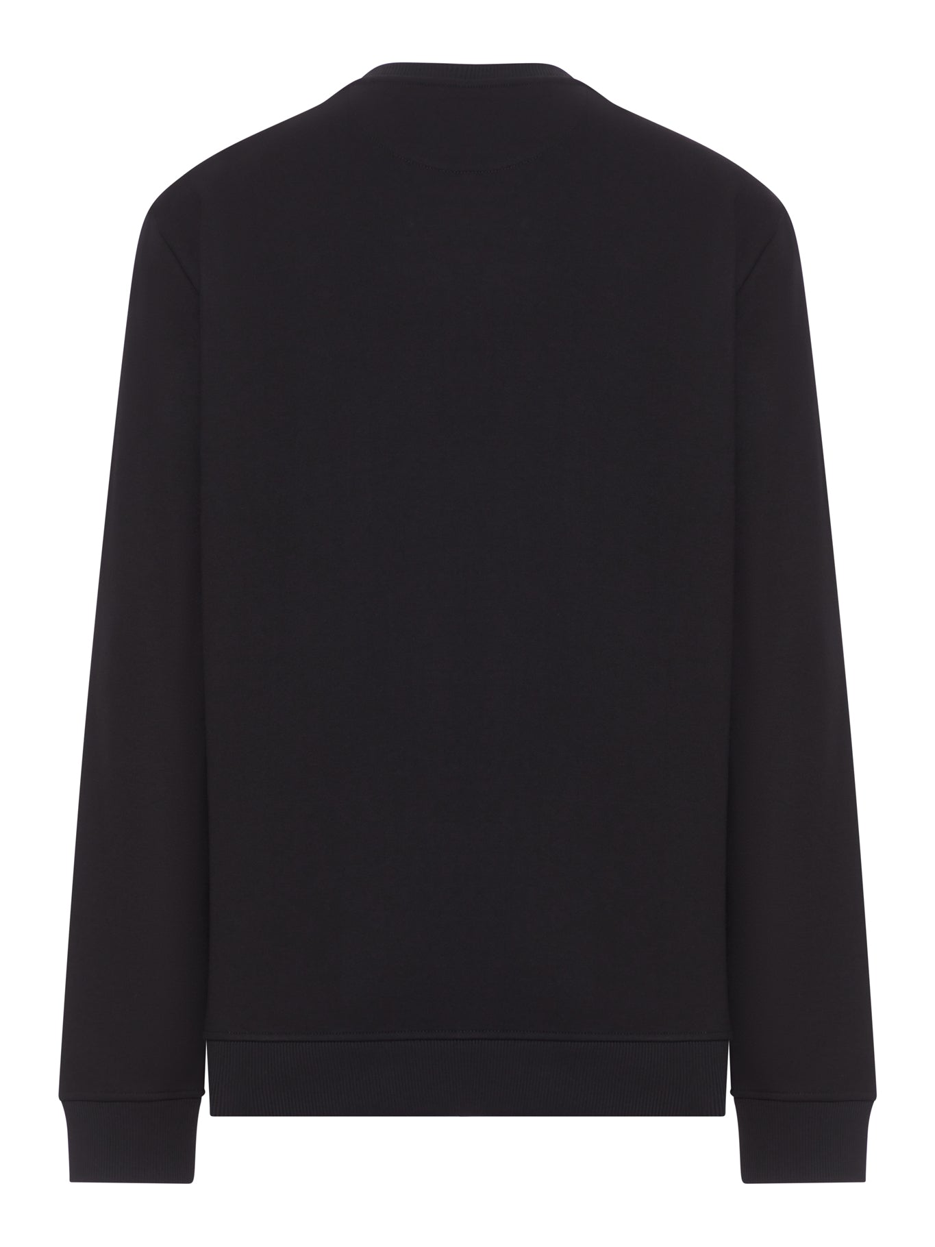 Black Cotton Crew Neck Sweatshirt Fendi оригінал – Купити в Україні – вид ззаду