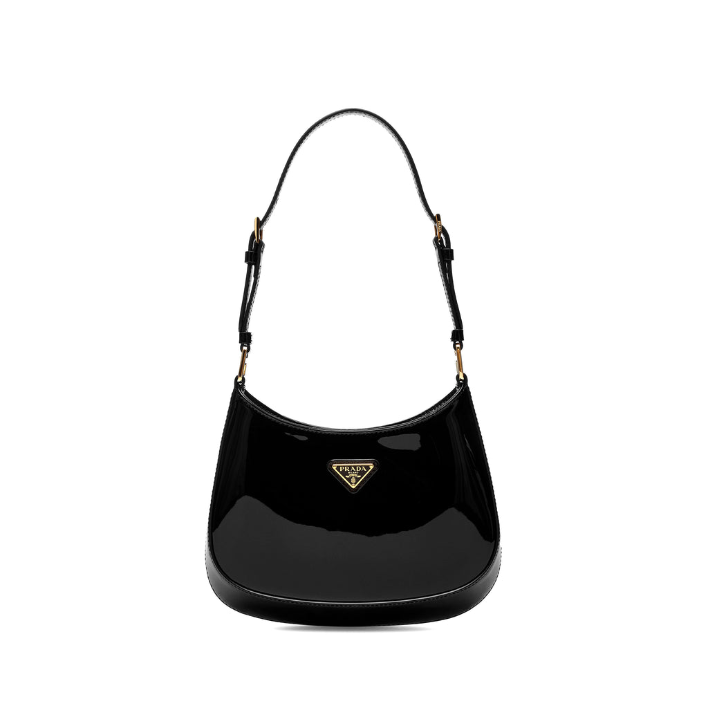 Оригінальна Womens Cleo Patent Leather Bag Prada – боковий вид
