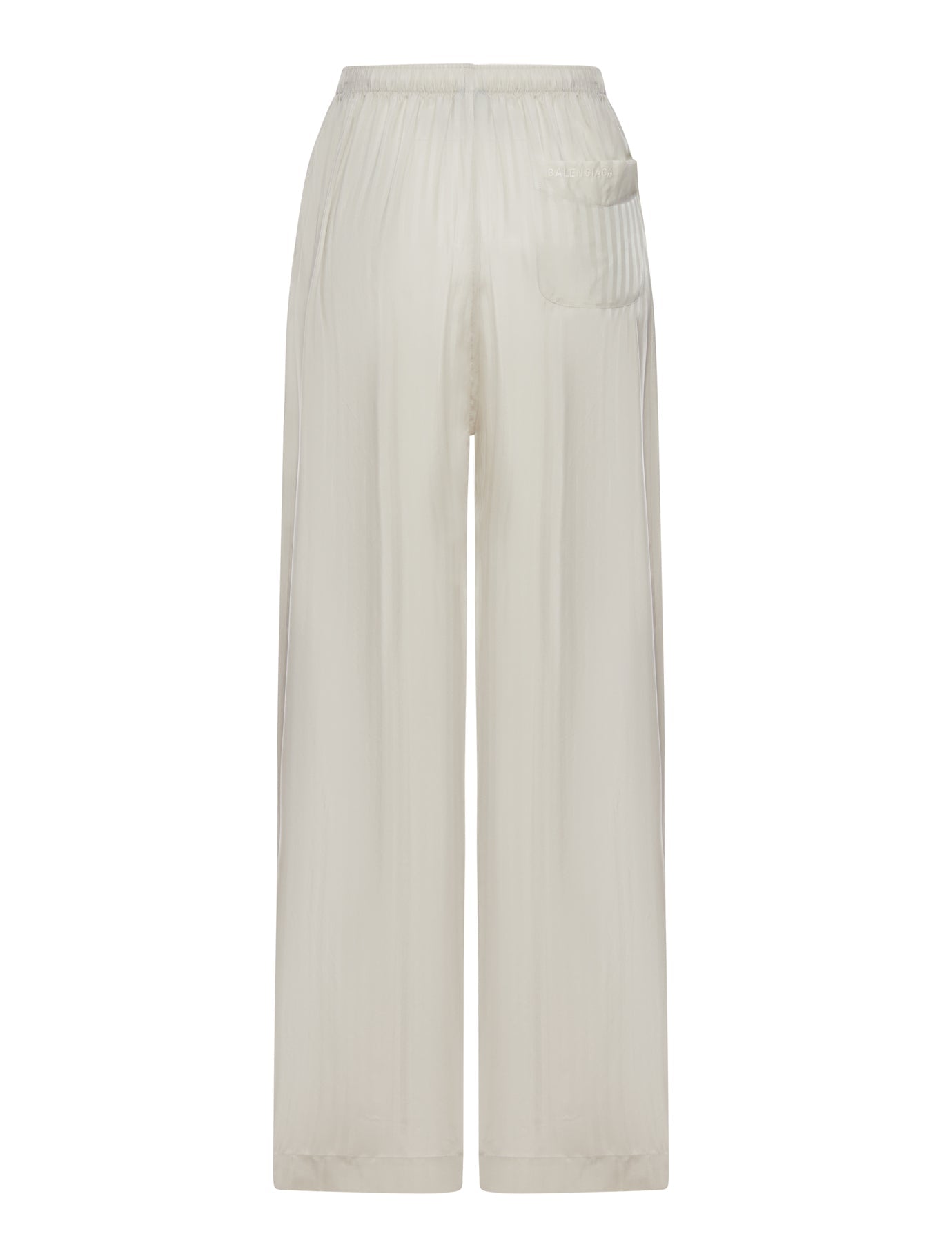 Оригінальна Wide Leg Pyjama Pants Balenciaga – вид ззаду