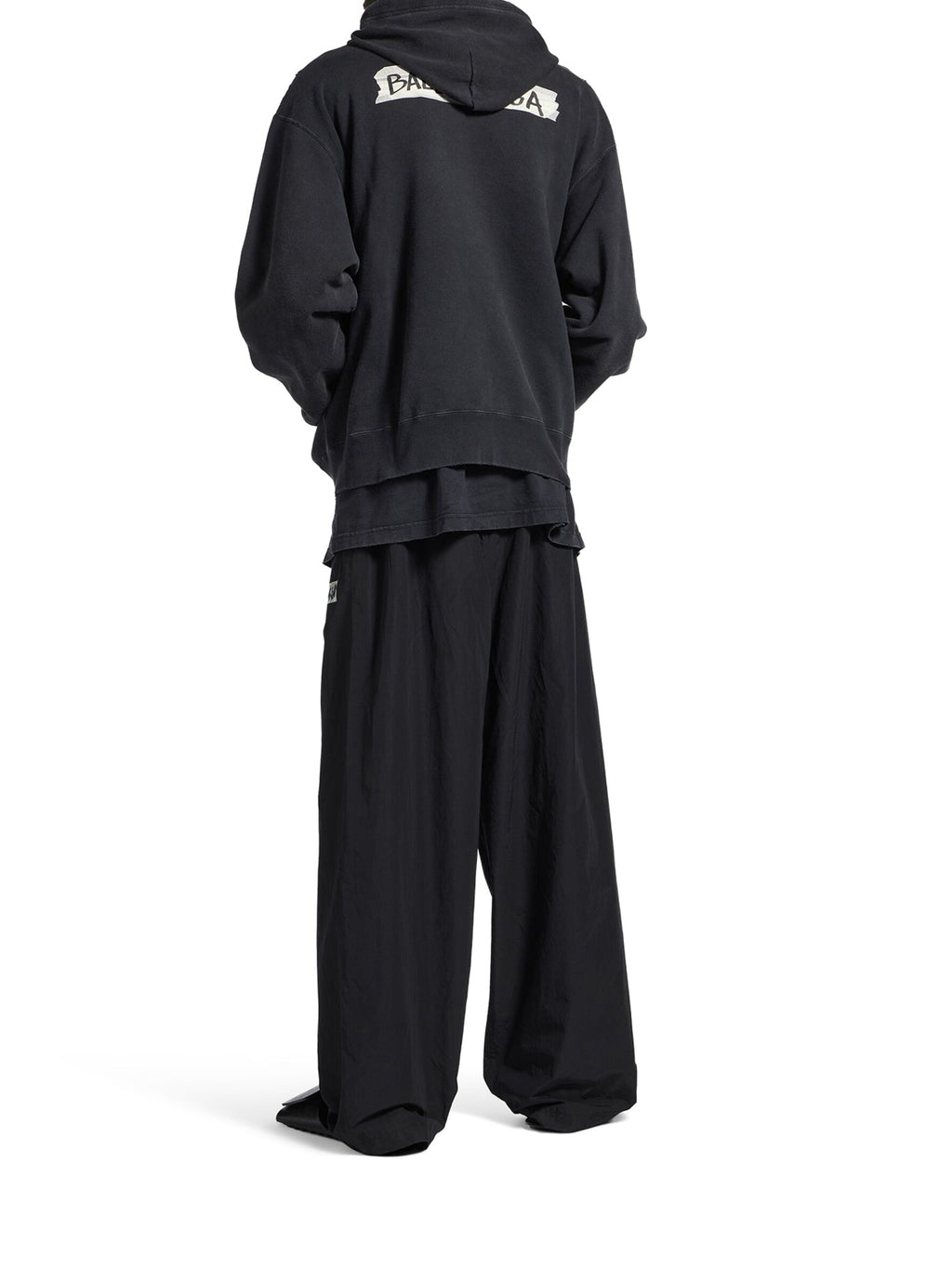 Men`s Masking Tape Oversized Zip-Up Hoodie Balenciaga оригінал – Купити в Україні – збільшений вид