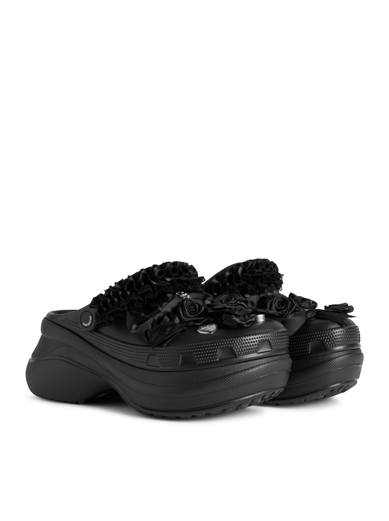 Crocs™ Jibbitz™ Sabot In Black Balenciaga оригінал – Купити в Україні – збільшений вид