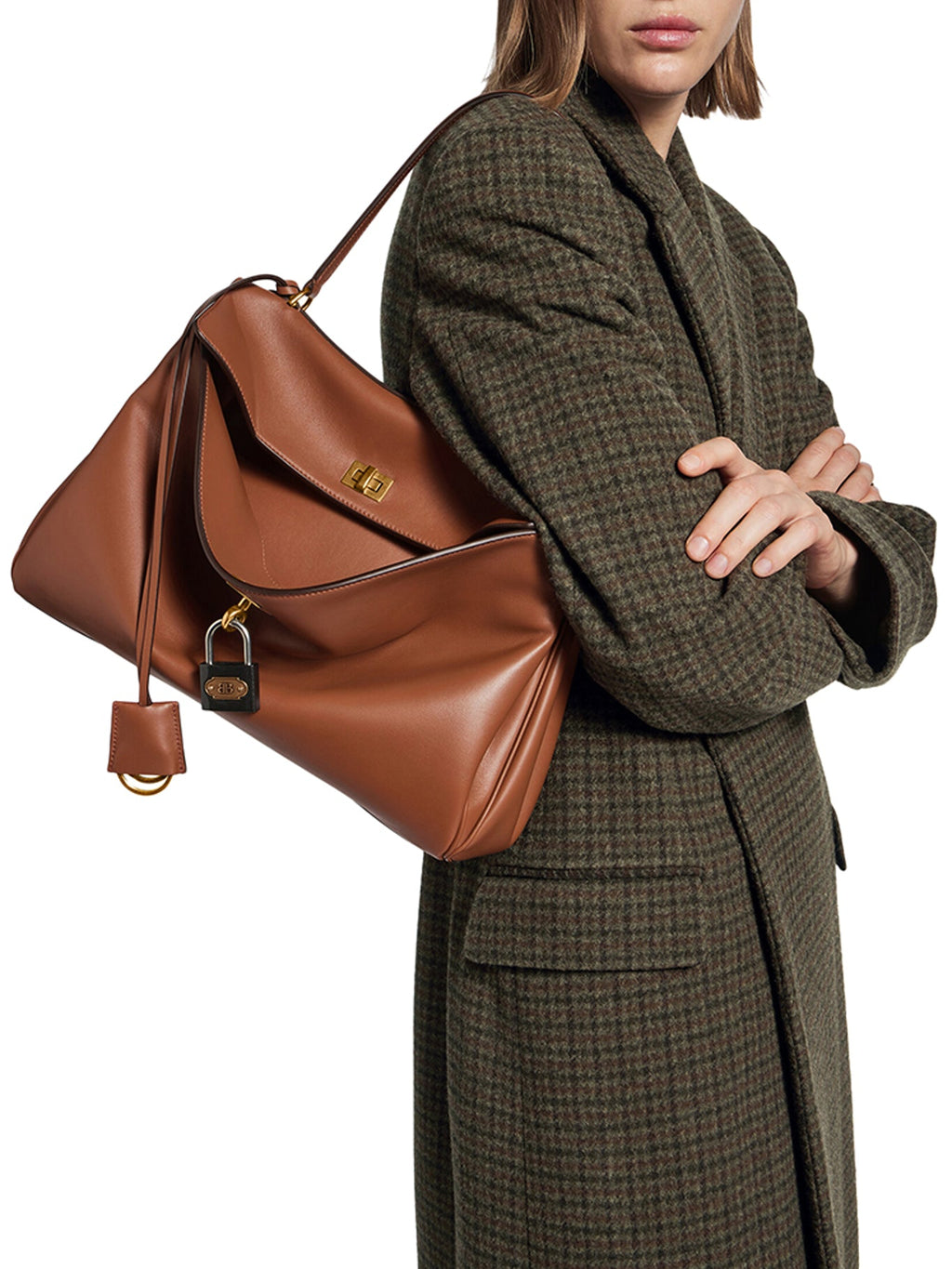 Rodeo Medium Bag In Light Brown Balenciaga оригінал – Купити в Україні – детальний вид
