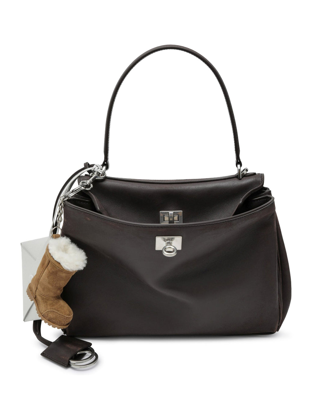 Small Rodeo Bag With Key Ring Balenciaga – Гарантія оригінальності – боковий вид