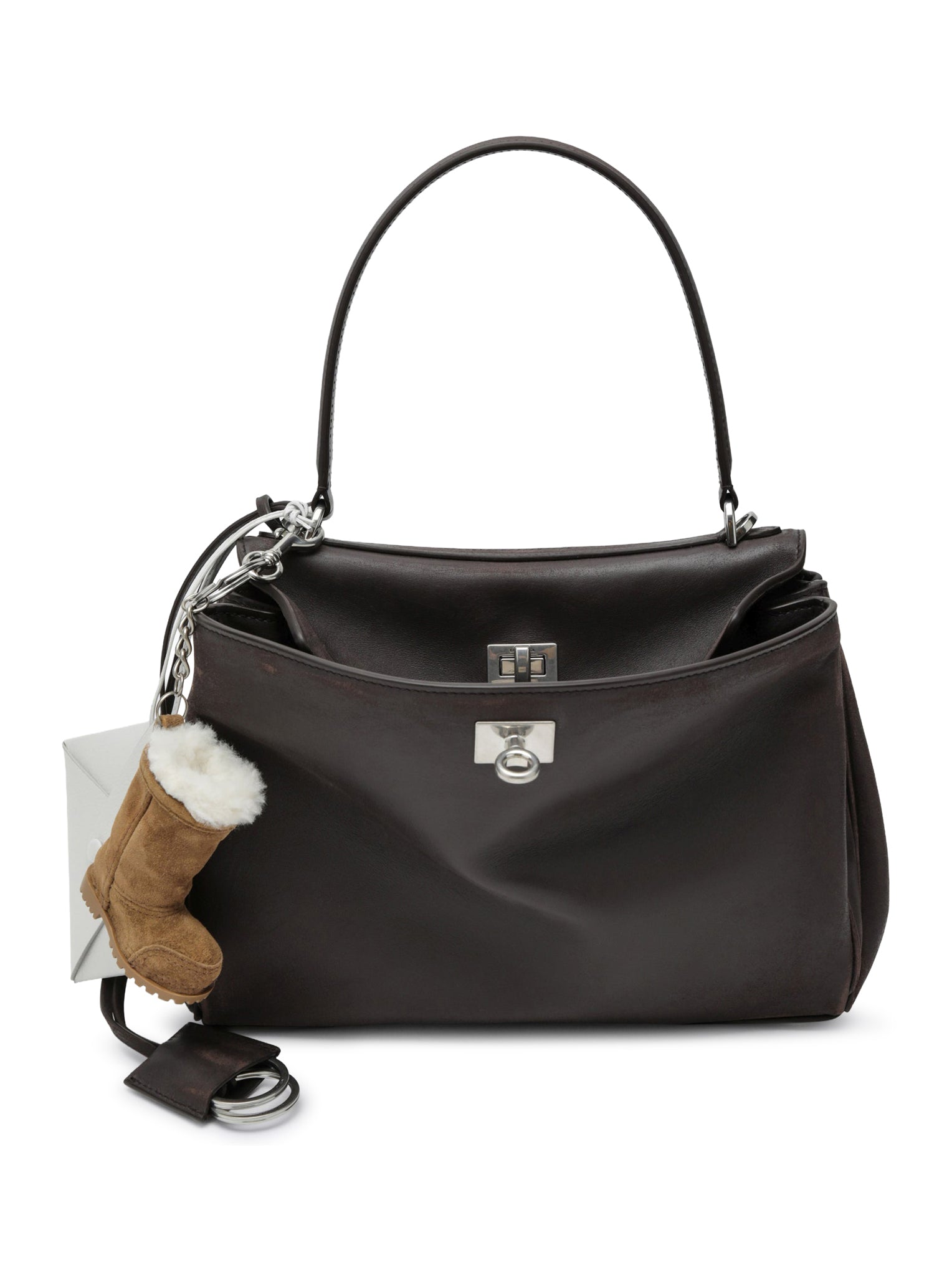 Small Rodeo Bag With Key Ring Balenciaga – Гарантія оригінальності – боковий вид