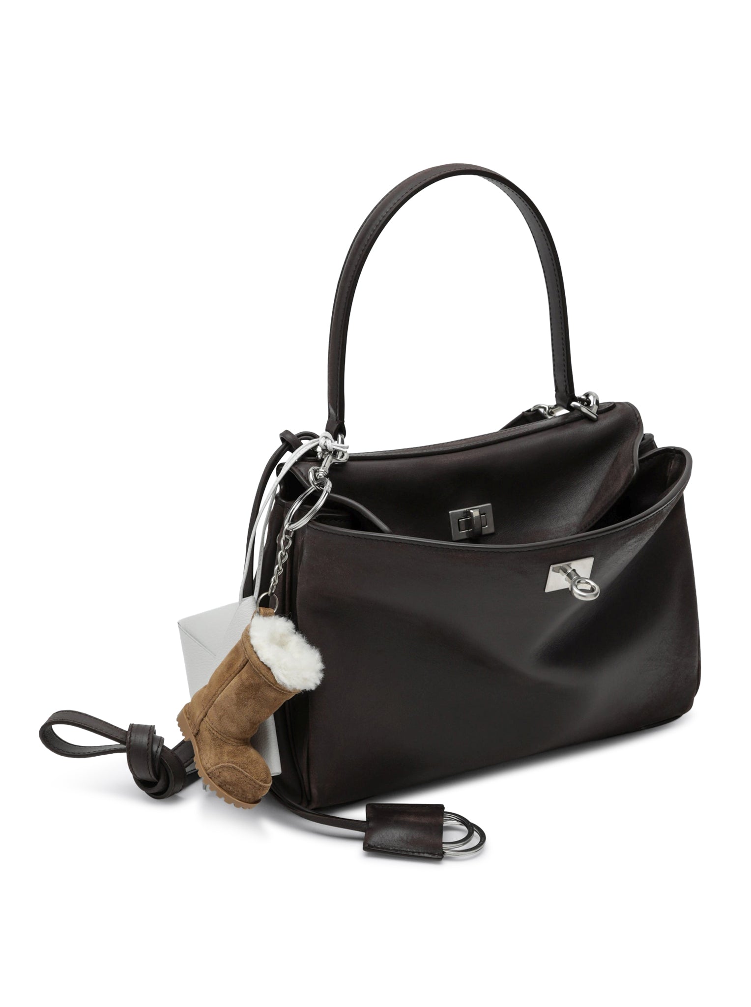 Small Rodeo Bag With Key Ring Balenciaga – Гарантія оригінальності – вид ззаду