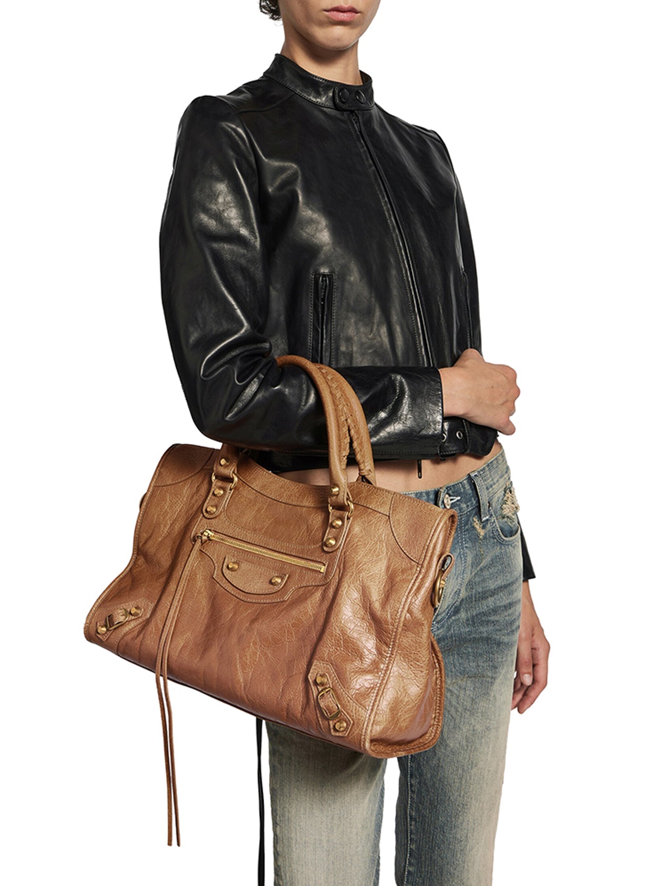 Оригінальна Le City Medium Leather Bag Balenciaga – збільшений вид