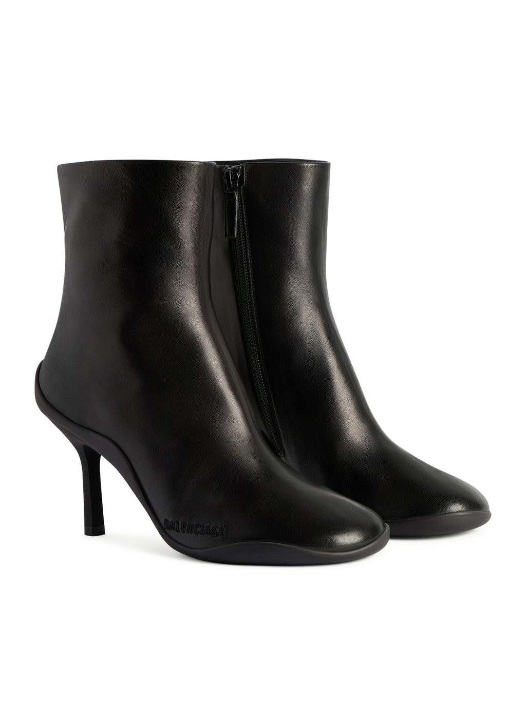 Оригінальна Shibuya 80mm Shiny Sheepskin Ankle Boots Balenciaga – збільшений вид