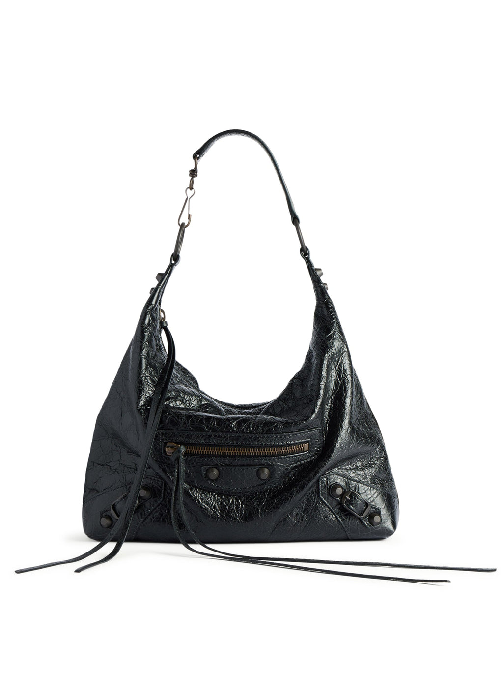 Le City Small Arena Lambskin Hobo Bag Balenciaga оригінал – Купити в Україні – боковий вид