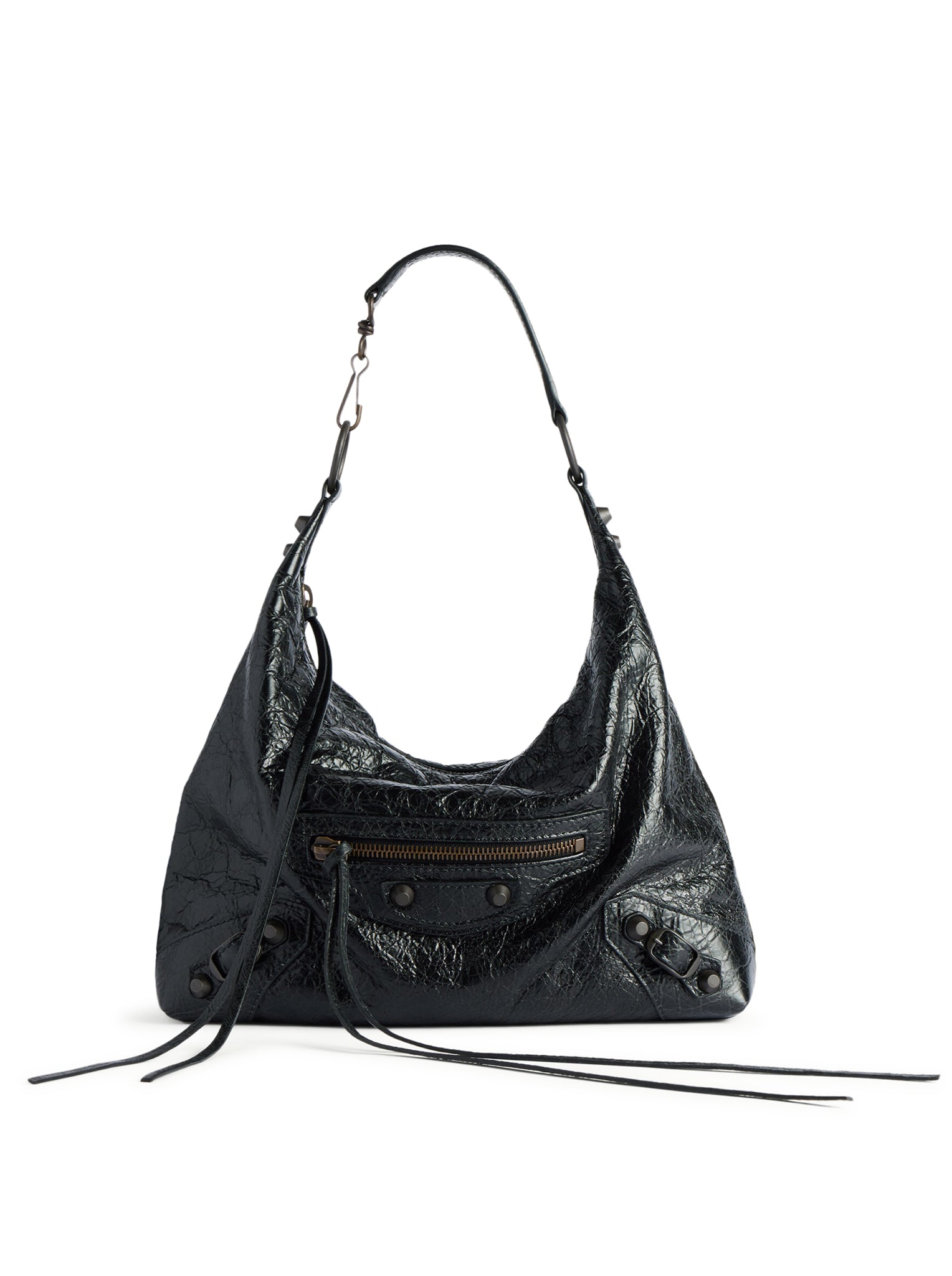 Le City Small Arena Lambskin Hobo Bag Balenciaga оригінал – Купити в Україні – боковий вид