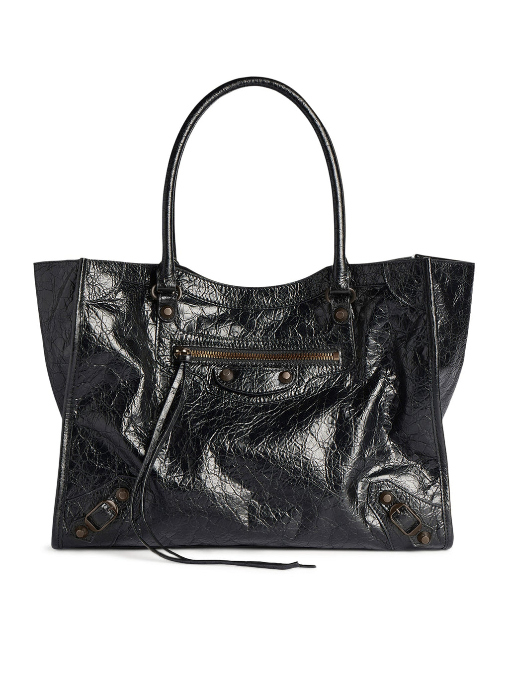 Le City Small Tote Bag In Black Balenciaga оригінал – Купити в Україні – боковий вид