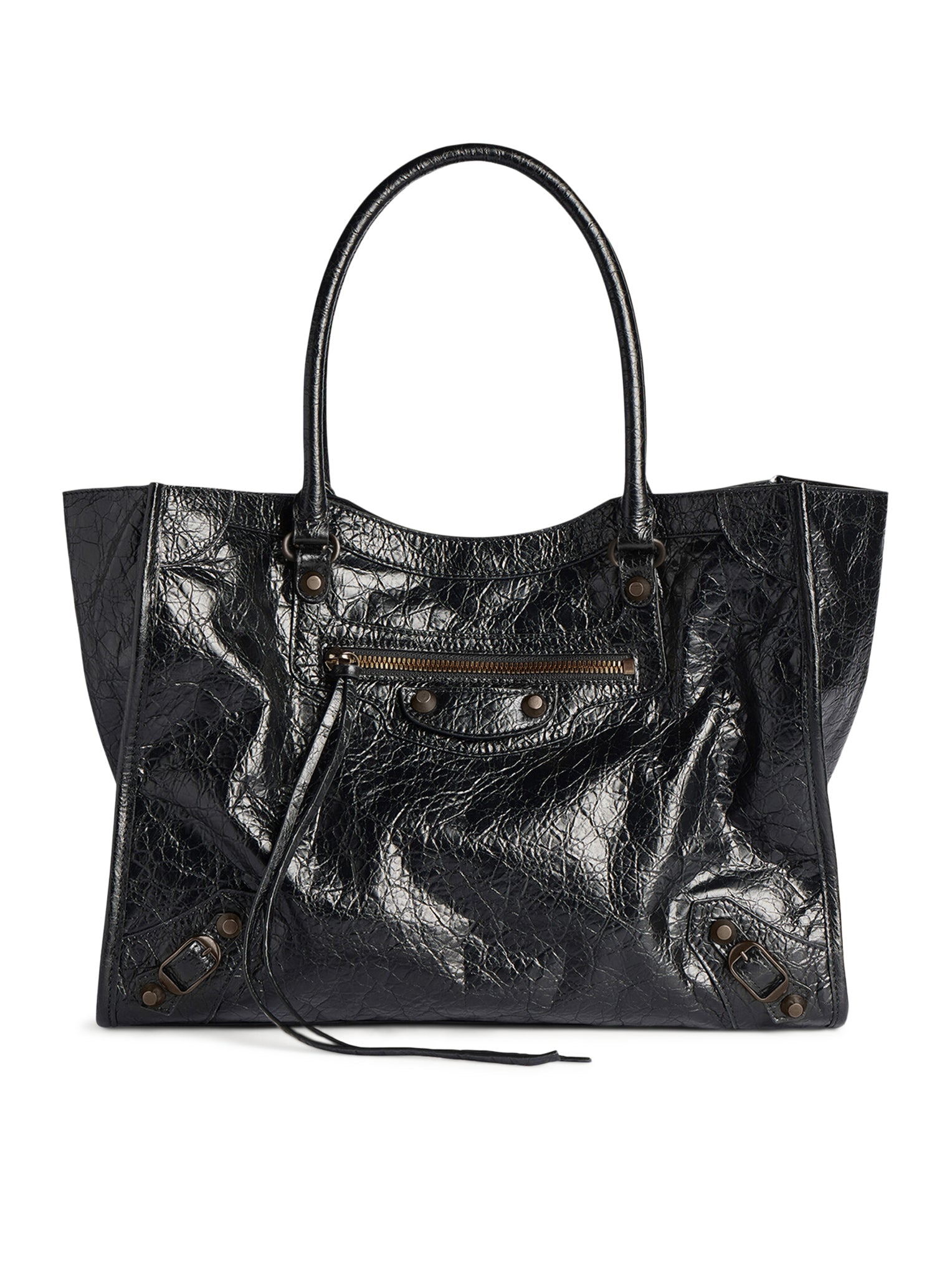 Le City Small Tote Bag In Black Balenciaga оригінал – Купити в Україні – боковий вид