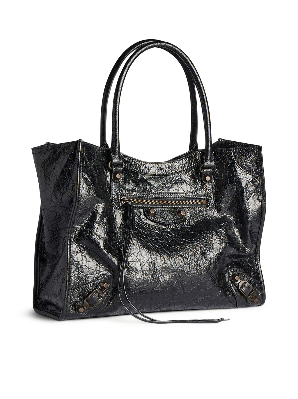 Le City Small Tote Bag In Black Balenciaga оригінал – Купити в Україні – вид ззаду