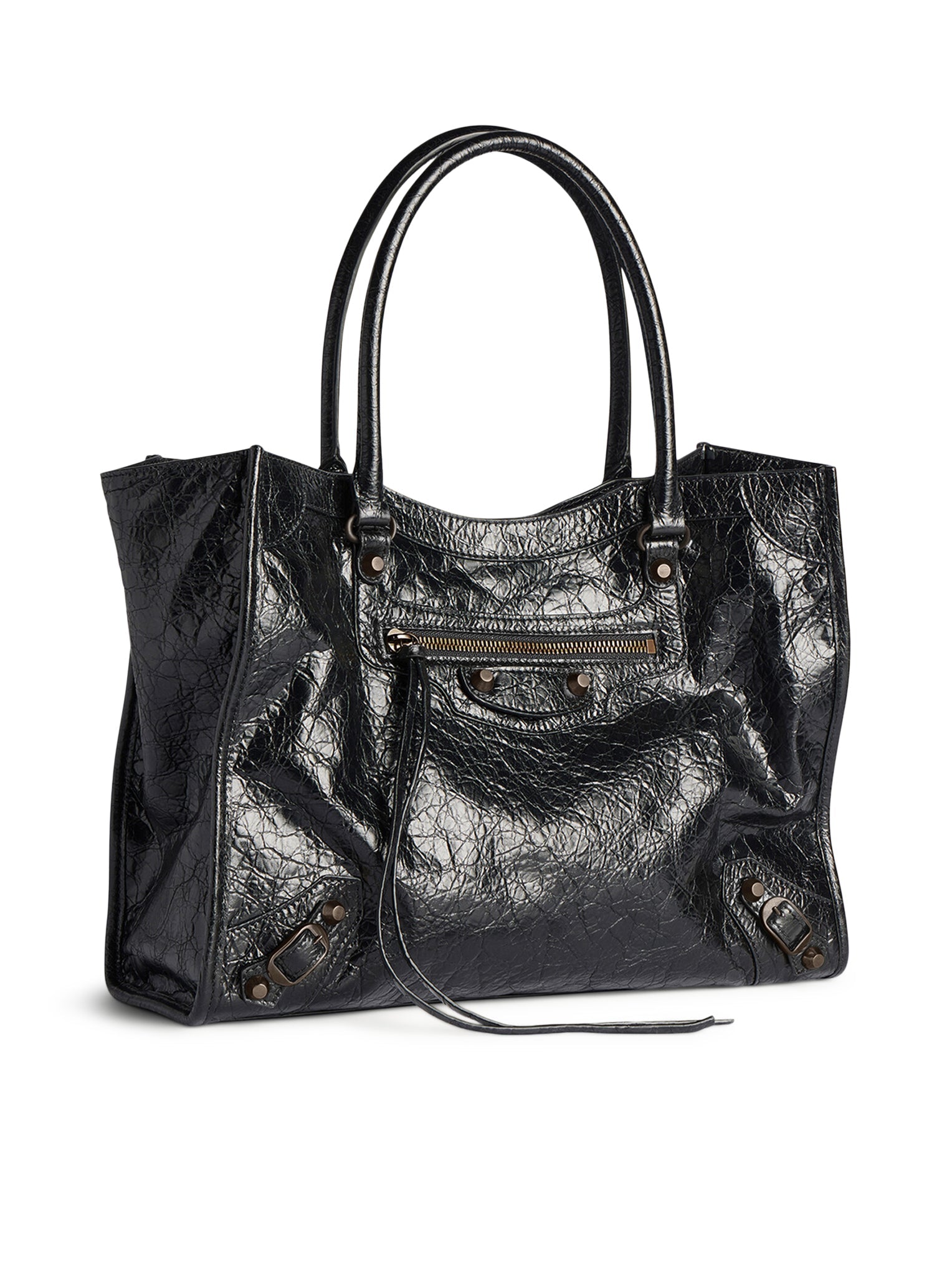 Le City Small Tote Bag In Black Balenciaga оригінал – Купити в Україні – вид ззаду