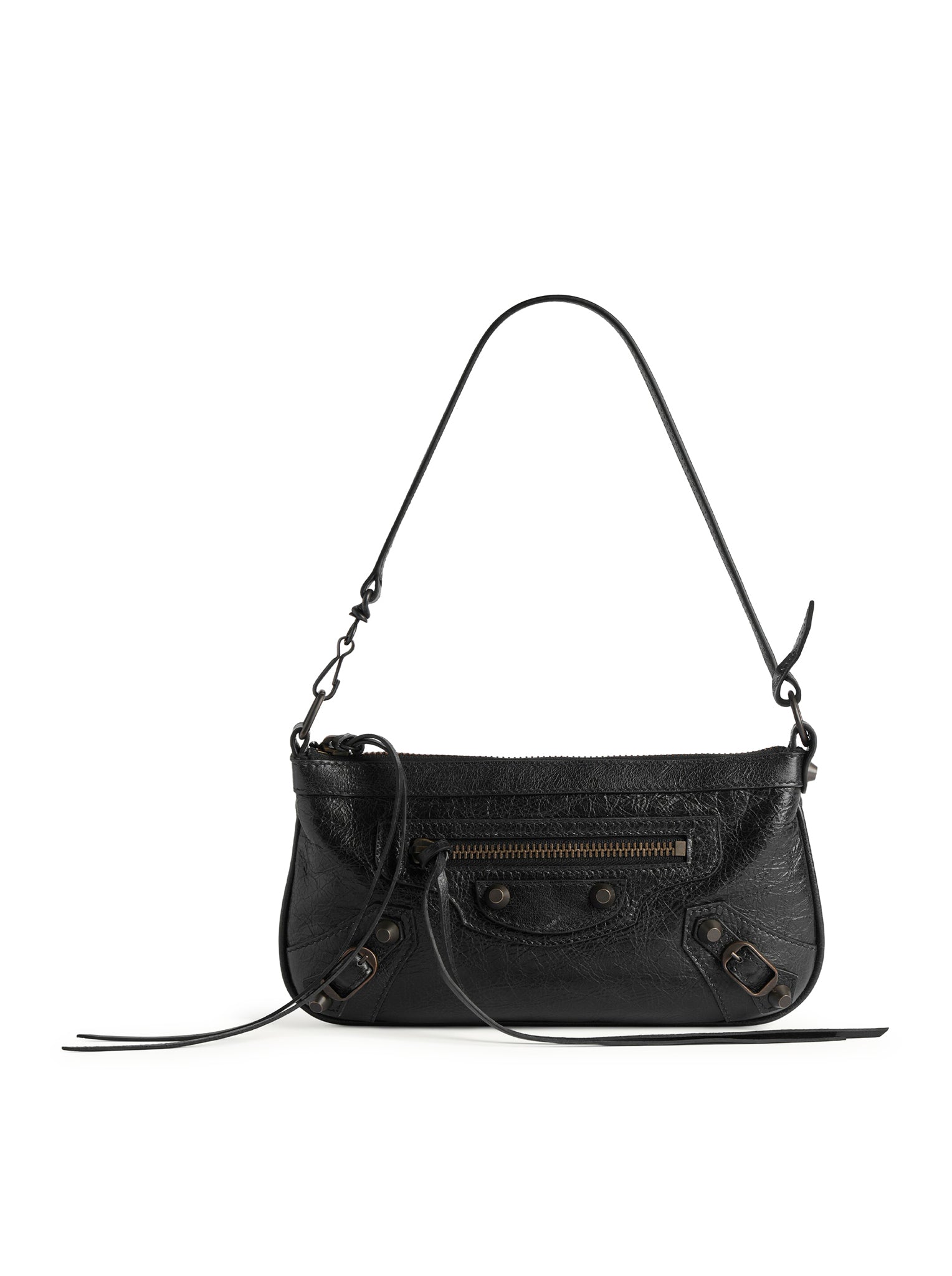 Оригінальна Le City Clutch With Shoulder Strap In Arena Lambskin Balenciaga – боковий вид