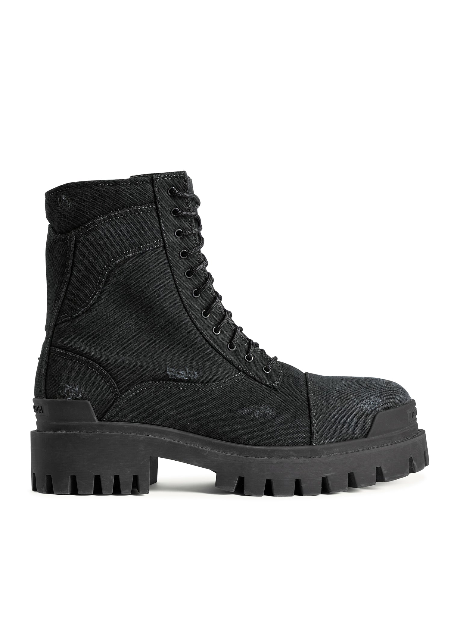 Оригінальна Combat Strike Boots Balenciaga – боковий вид