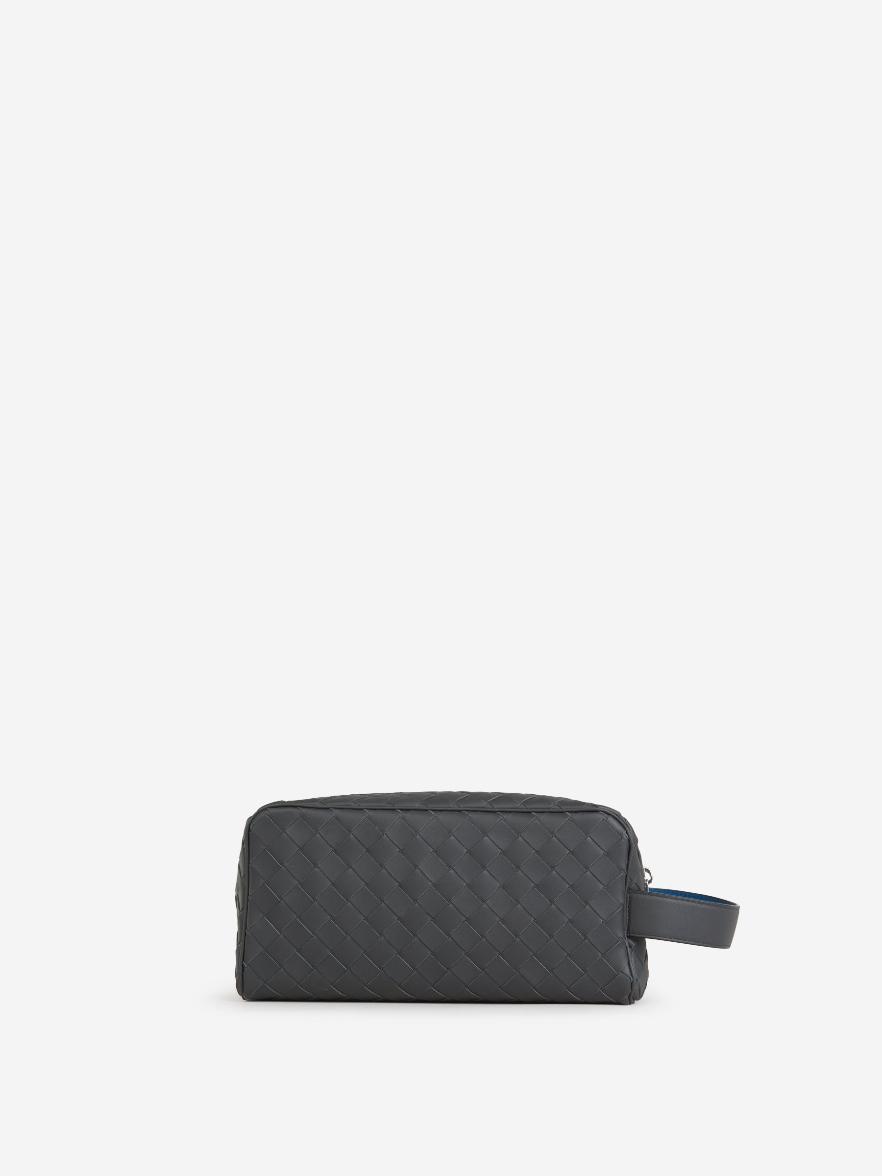 Intrecciato Leather Toiletry Bag Bottega veneta – Гарантія оригінальності – детальний вид