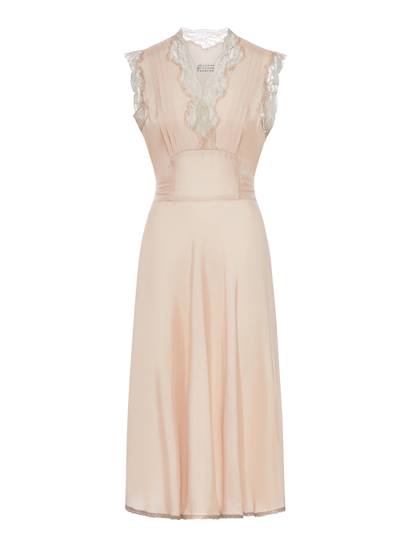 Silk MIDI Dress Maison margiela – Гарантія оригінальності – боковий вид