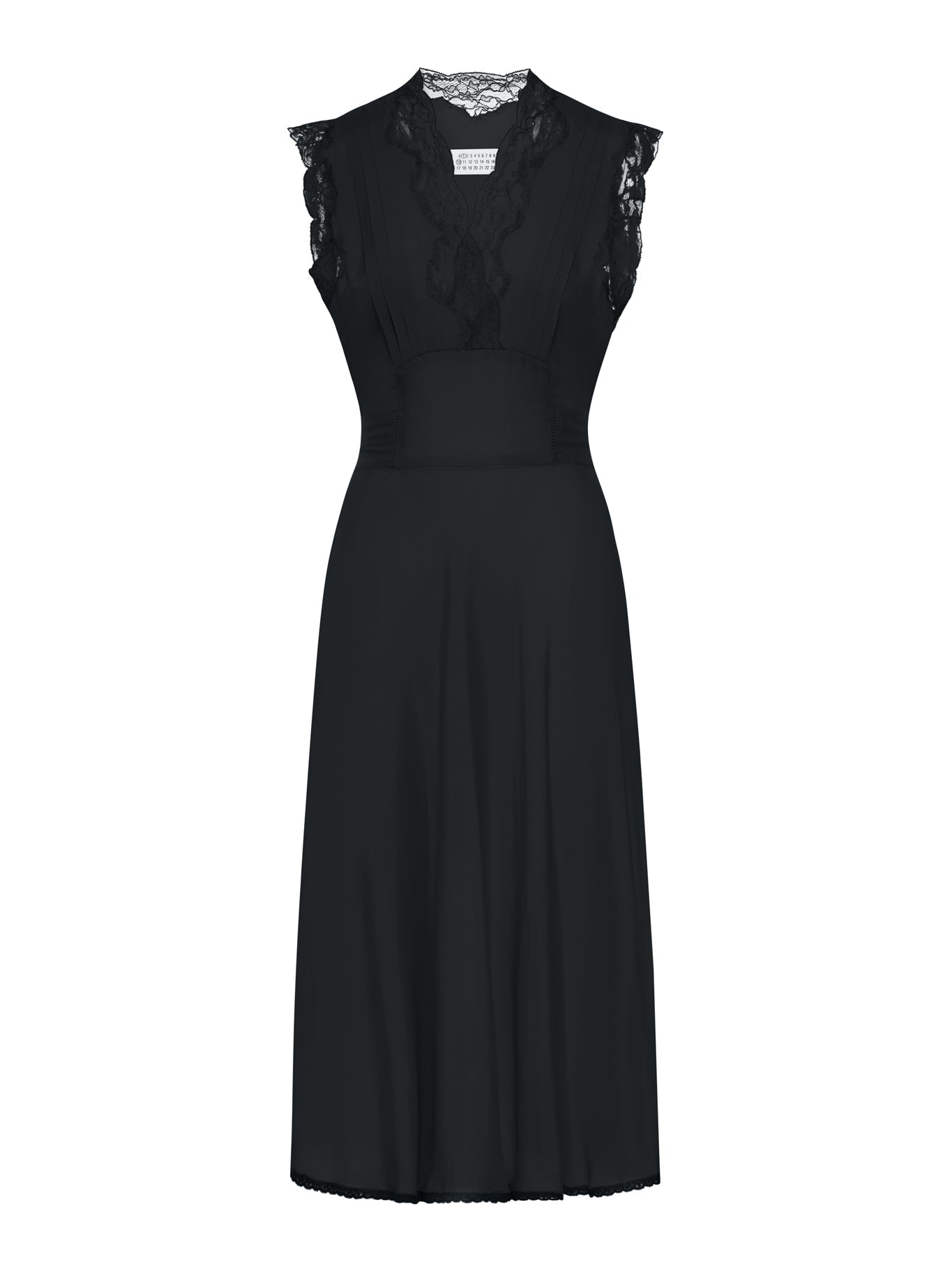 Silk MIDI Dress Maison margiela – Гарантія оригінальності – боковий вид