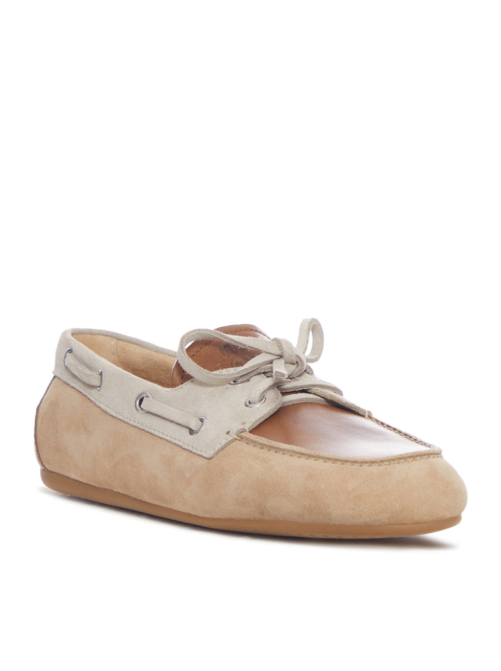 Unlined Leather And Suede Loafers Miu miu оригінал – Купити в Україні – вид ззаду