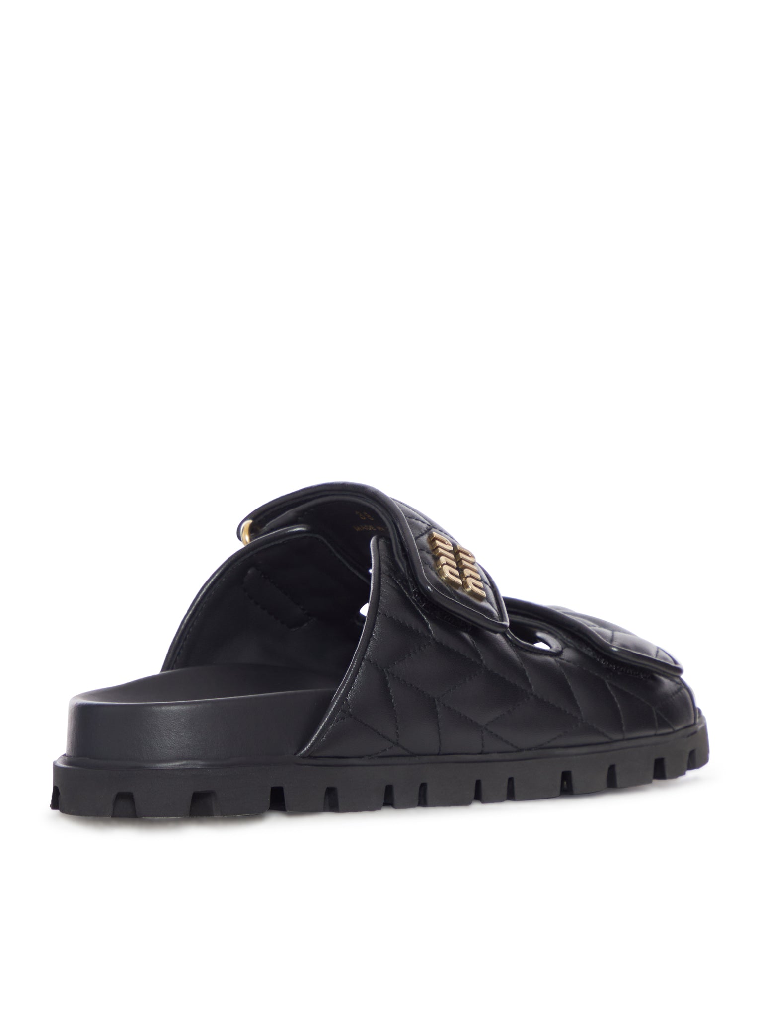 Оригінальна Nappa Matelassé Sandals Miu miu – детальний вид
