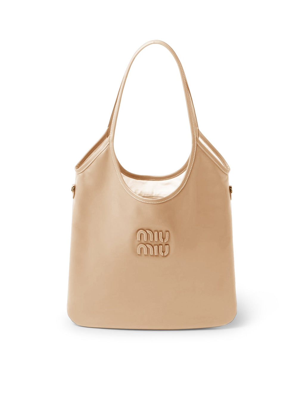 Оригінальна Ivy Leather Bag Miu miu – боковий вид