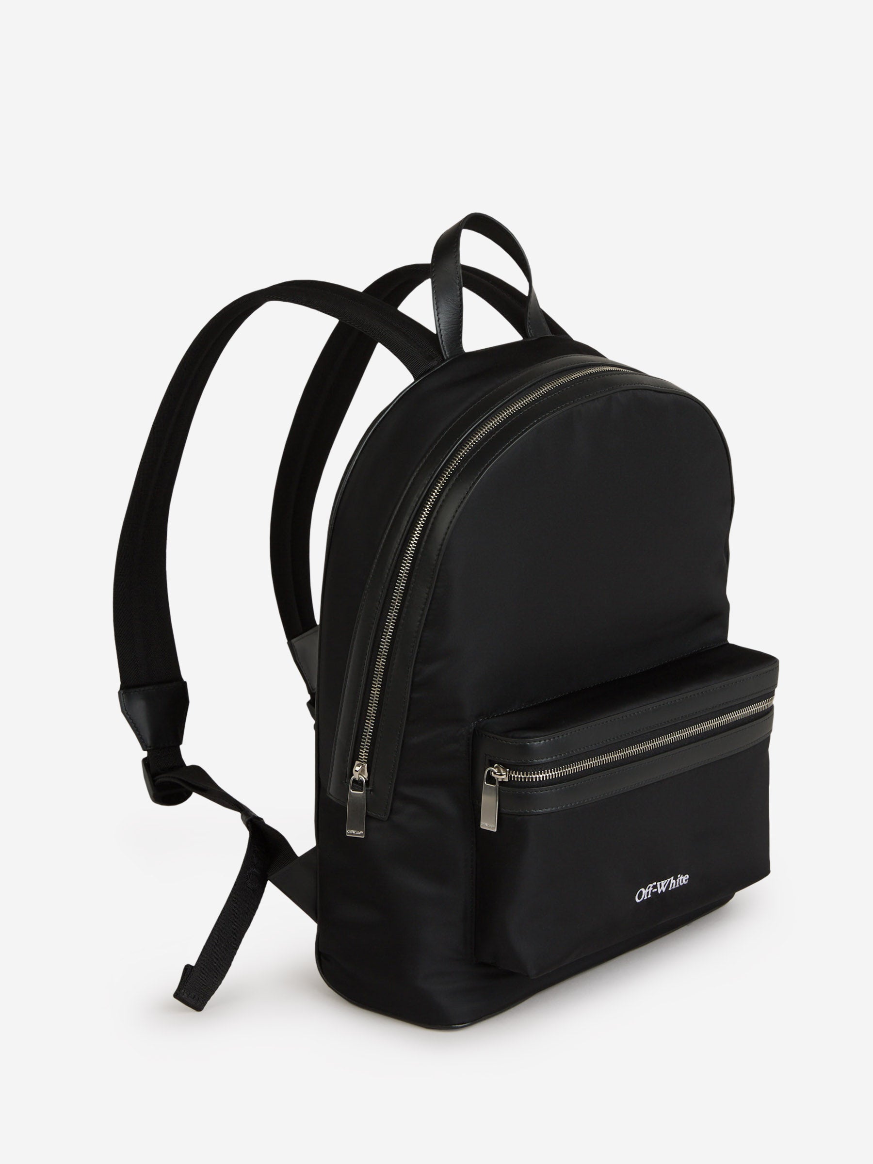 Embroidered Logo Backpack Off-white – Гарантія оригінальності – вид ззаду