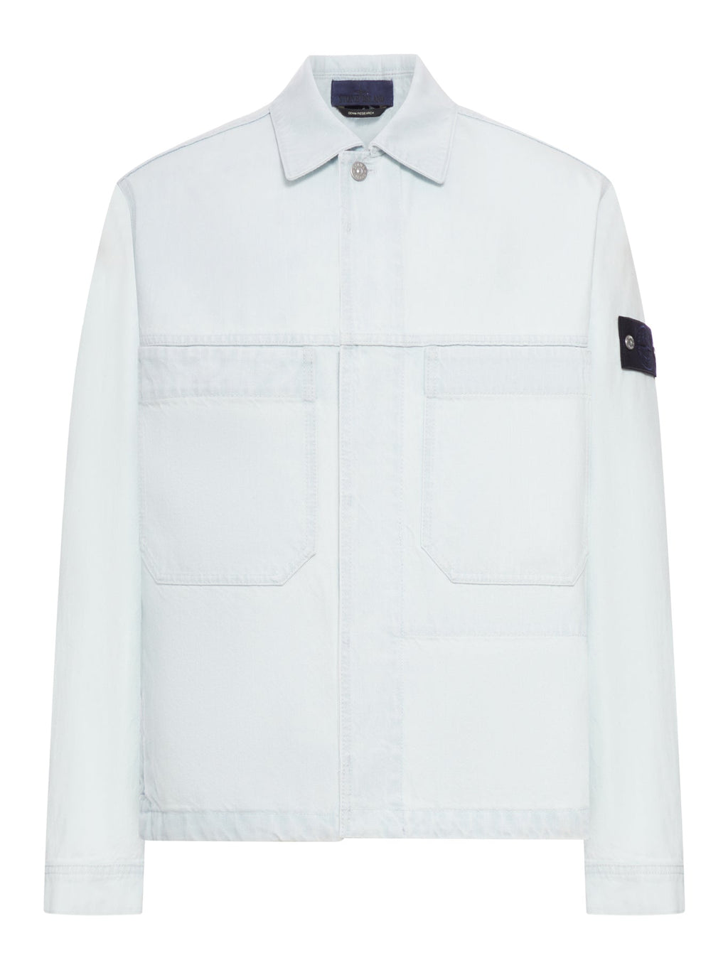 Denim Outwear With Patch Pockets Stone island – Гарантія оригінальності – боковий вид