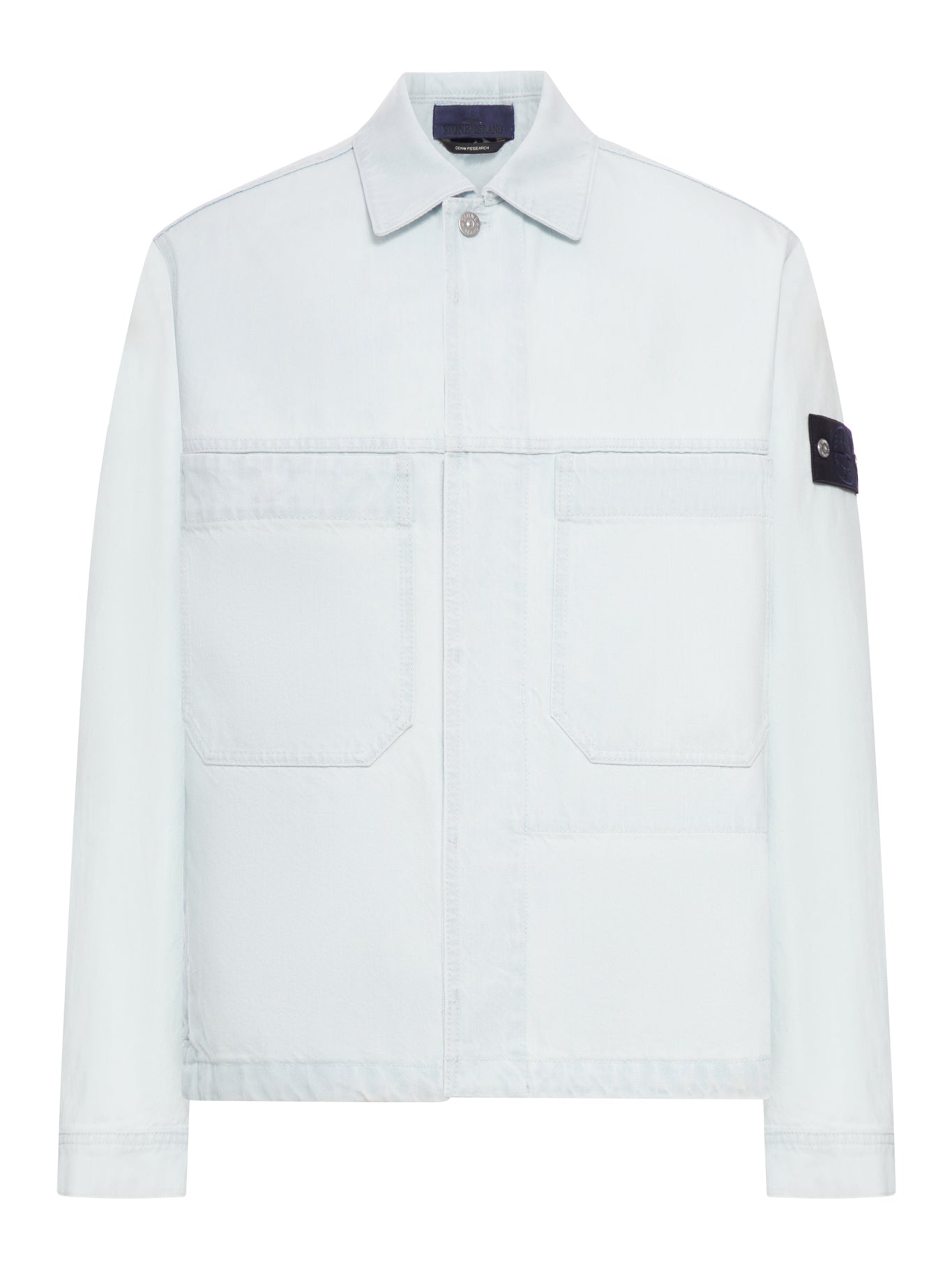 Denim Outwear With Patch Pockets Stone island – Гарантія оригінальності – боковий вид