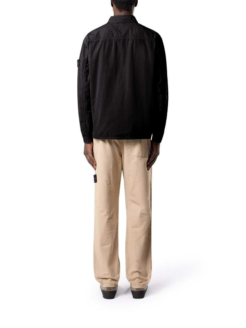 Overshirt In Mercerized Organic Cotton Ripstop Stone island оригінал – Купити в Україні – детальний вид