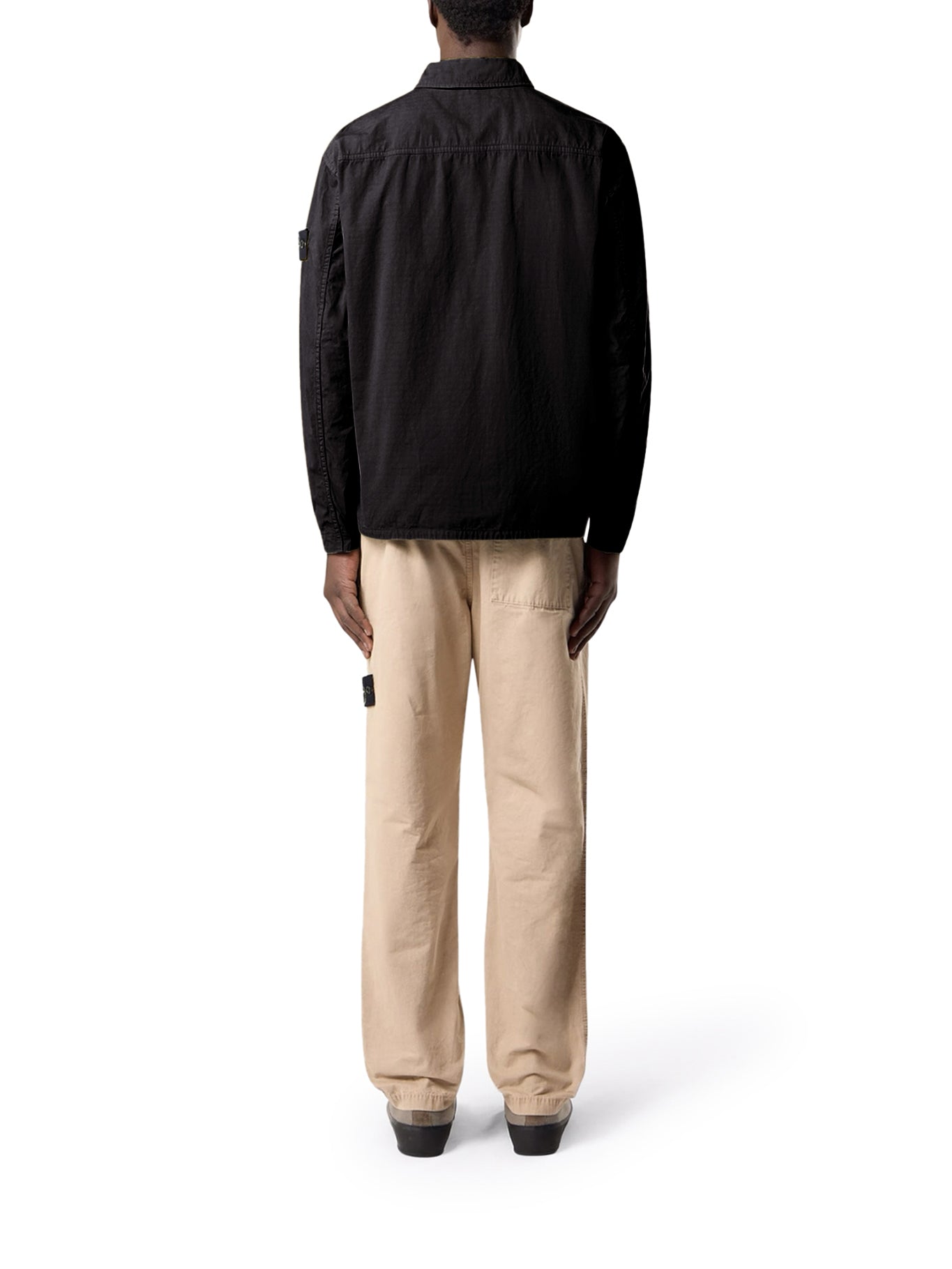 Overshirt In Mercerized Organic Cotton Ripstop Stone island оригінал – Купити в Україні – детальний вид