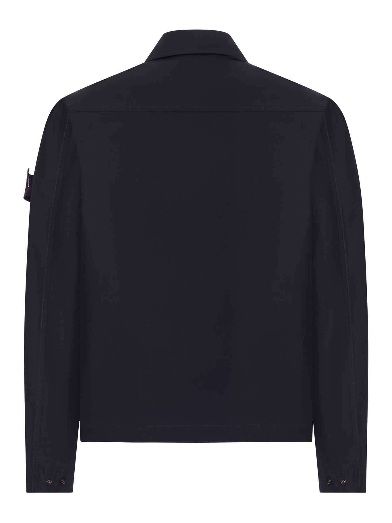Оригінальна Cotton Overshirt With Patch Pocket Stone island – вид ззаду