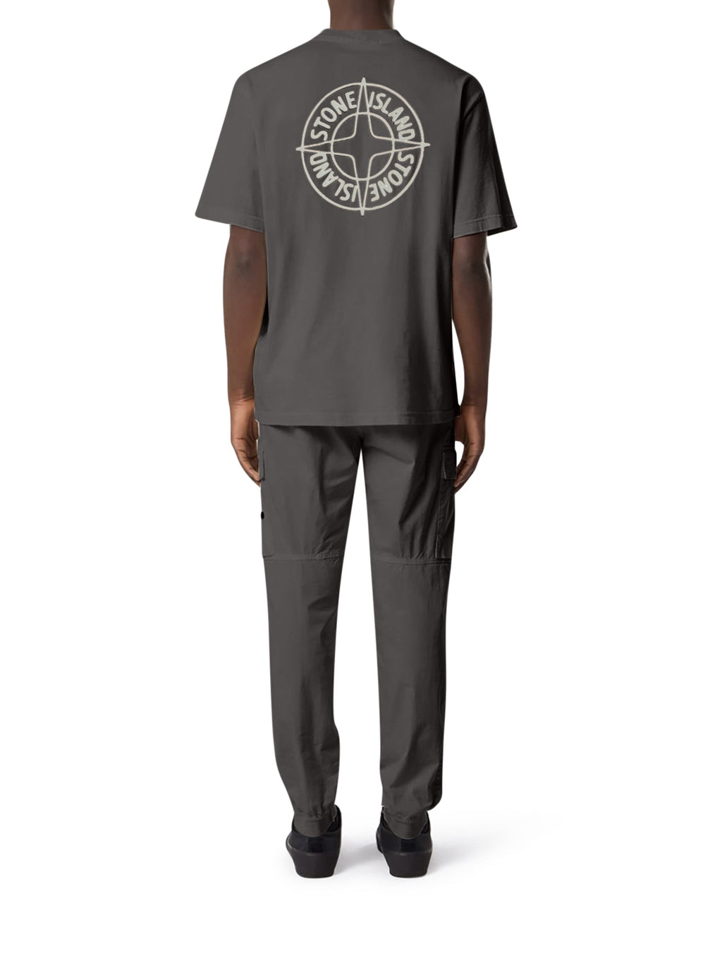 Crew Neck Cotton T-Shirt With Print Stone island оригінал – Купити в Україні – детальний вид