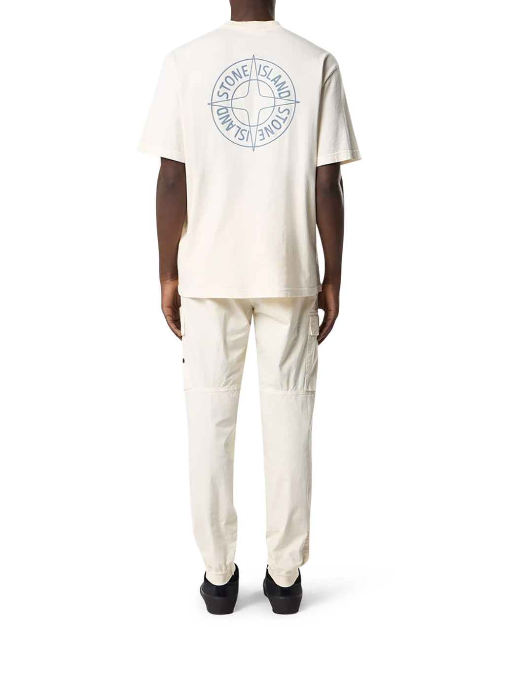 Crew Neck Cotton T-Shirt With Print Stone island оригінал – Купити в Україні – детальний вид
