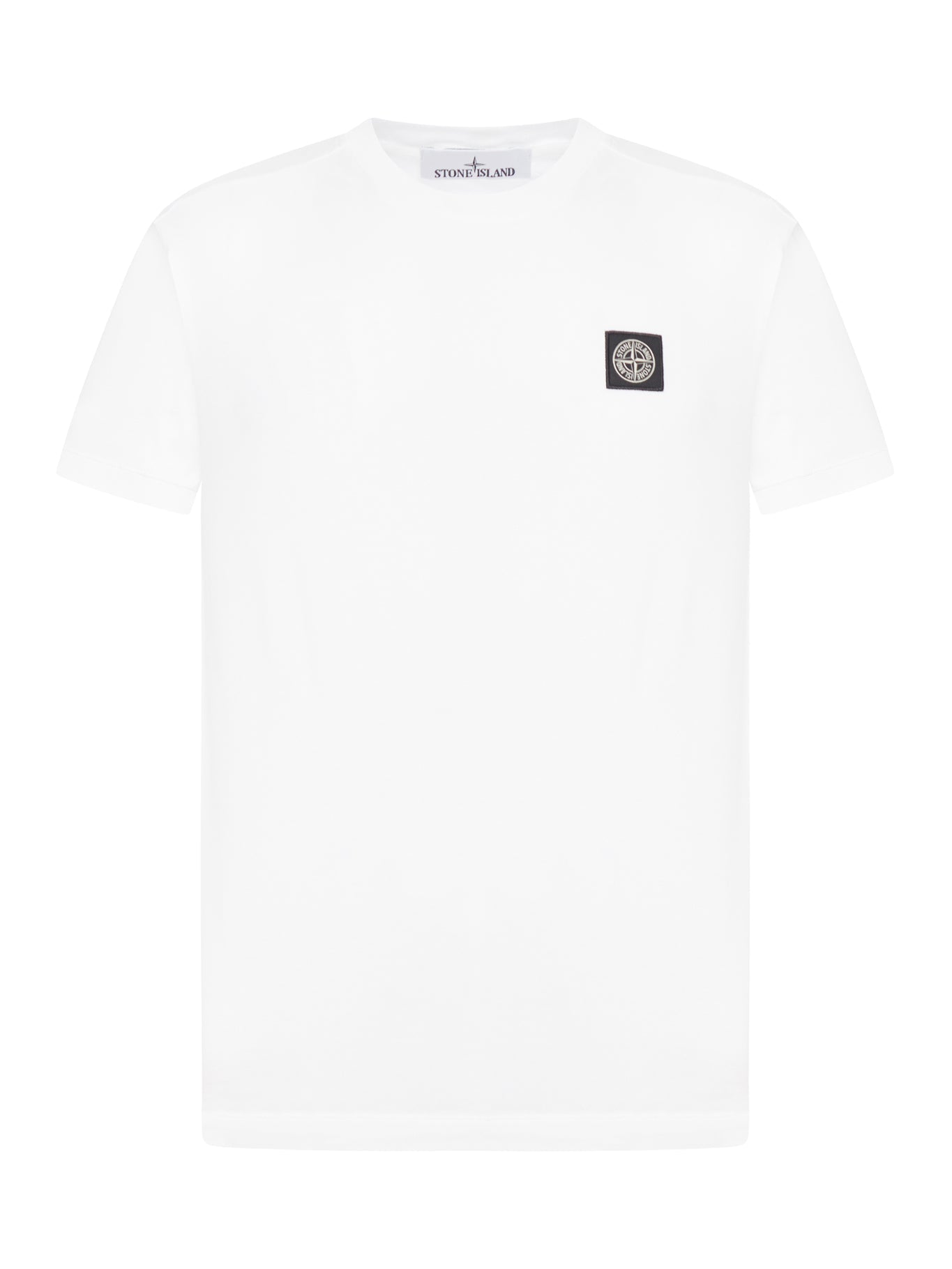 Short-Sleeve T-Shirt With Compass Patch Stone island оригінал – Купити в Україні – боковий вид