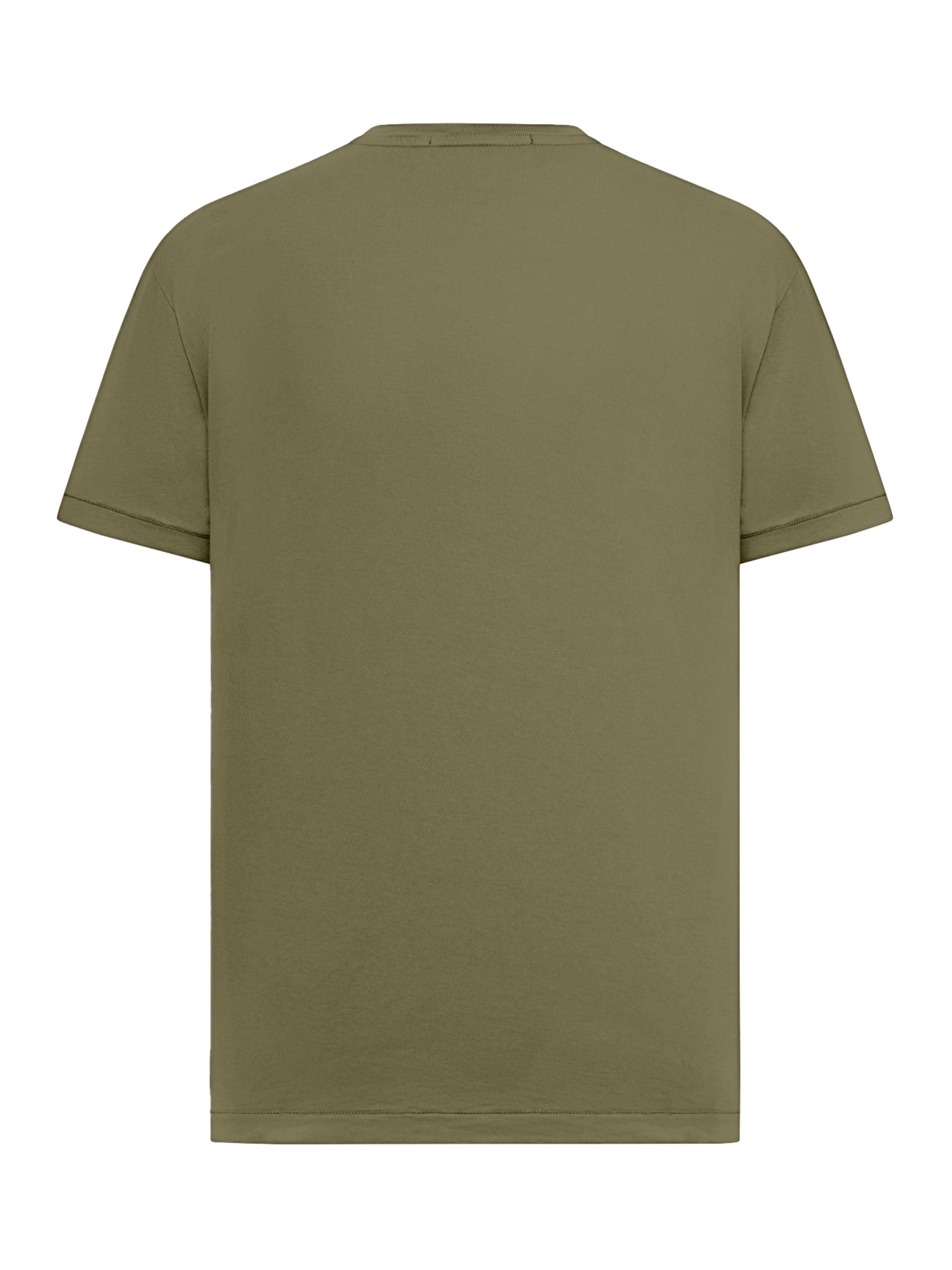 Short-Sleeve T-Shirt With Compass Patch Black Stone island оригінал – Купити в Україні – вид ззаду